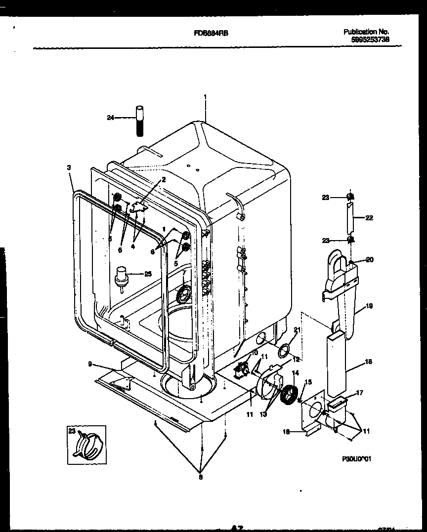 05 - TUB AND FRAME PARTS