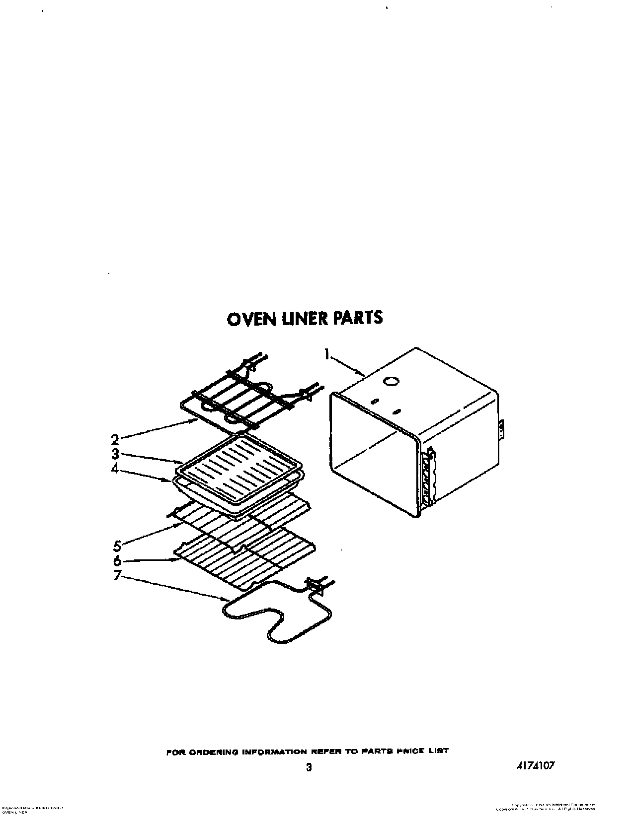 03 - OVEN LINER, LIT/OPTIONAL
