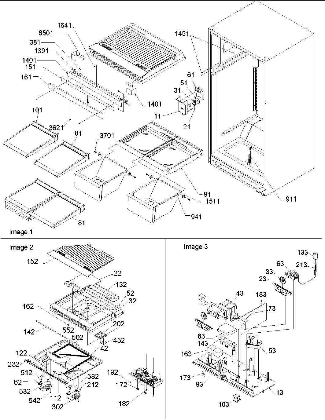 06 - Interior Cabinet & Drain Block Assy