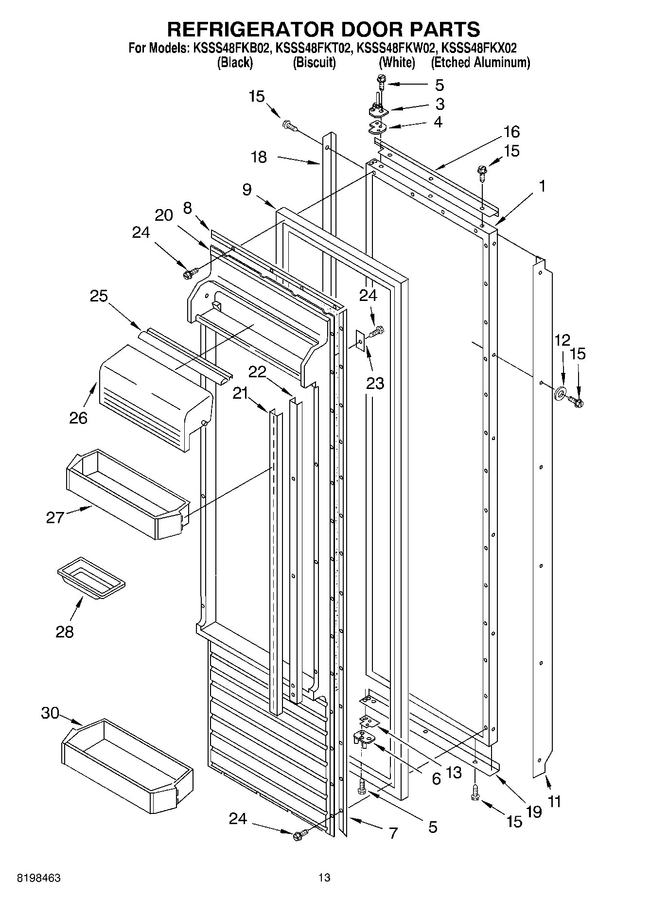 09 - REFRIGERATOR DOOR PARTS
