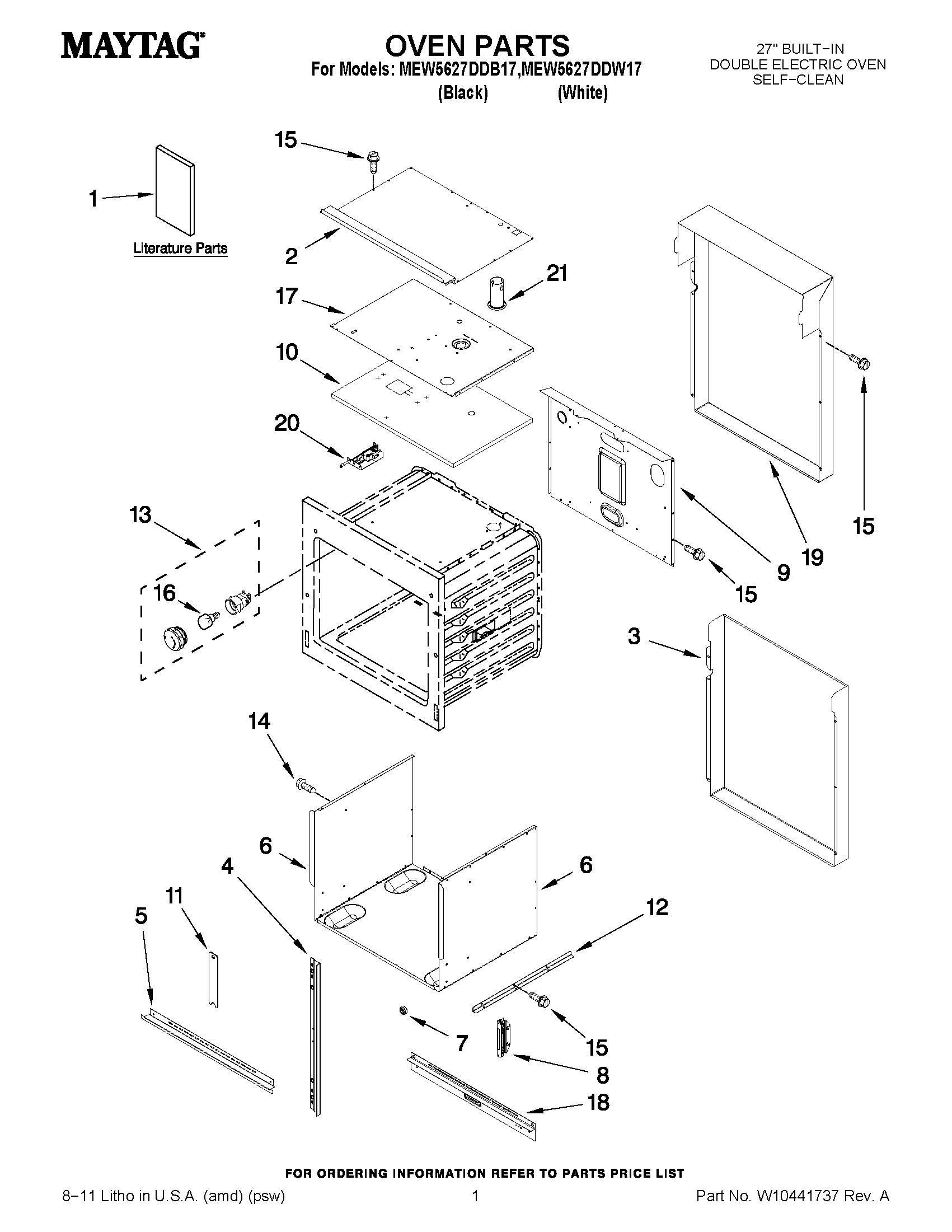 01 - OVEN PARTS