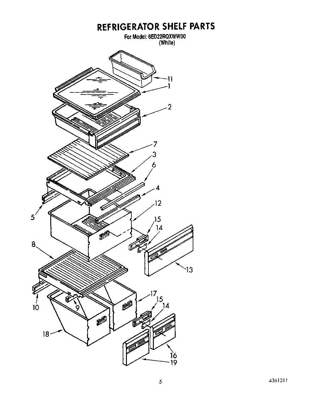 04 - REFRIGERATOR SHELF
