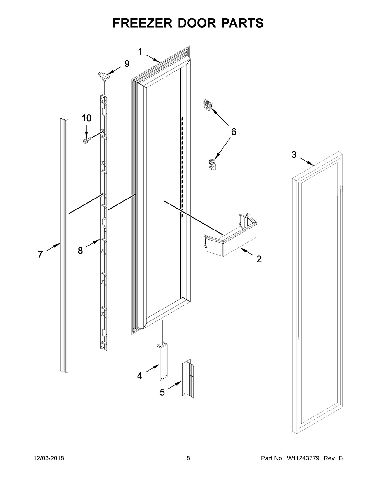 05 - FREEZER DOOR PARTS
