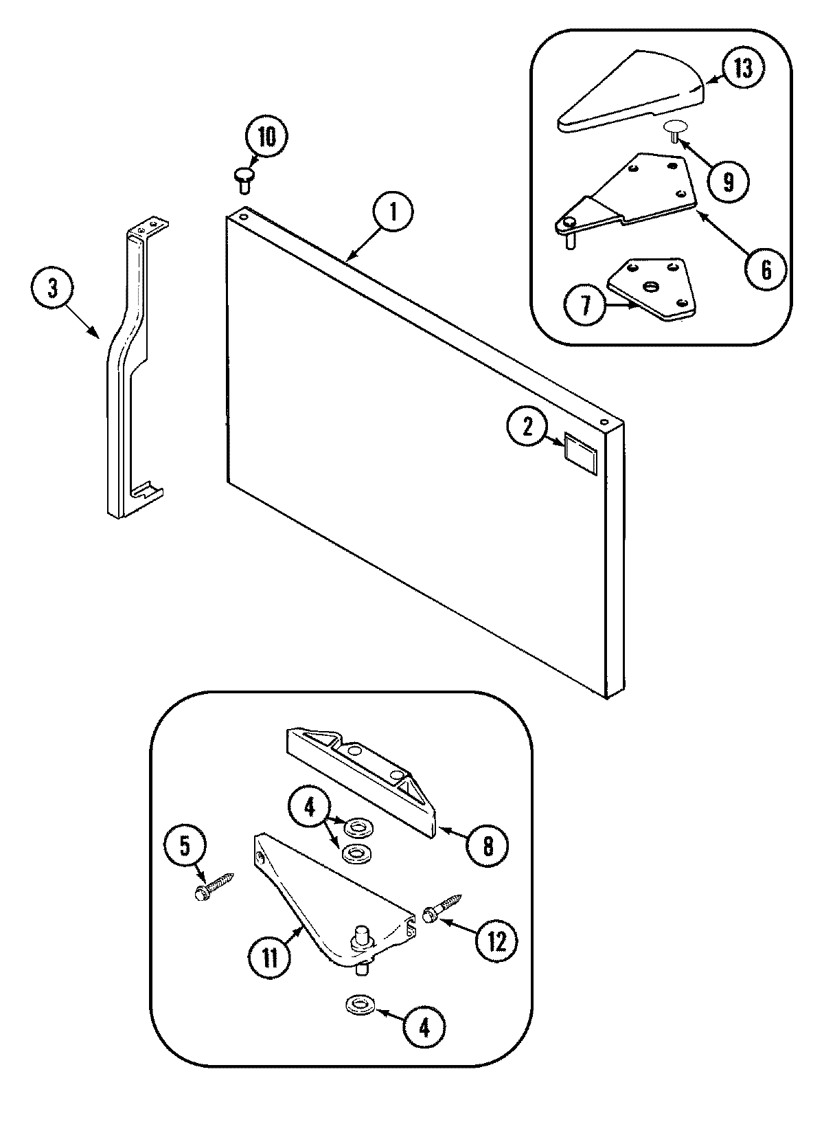 08 - FREEZER OUTER DOOR (REV 12)