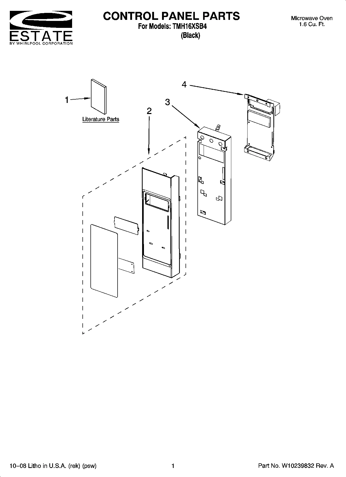 01 - CONTROL PANEL PARTS