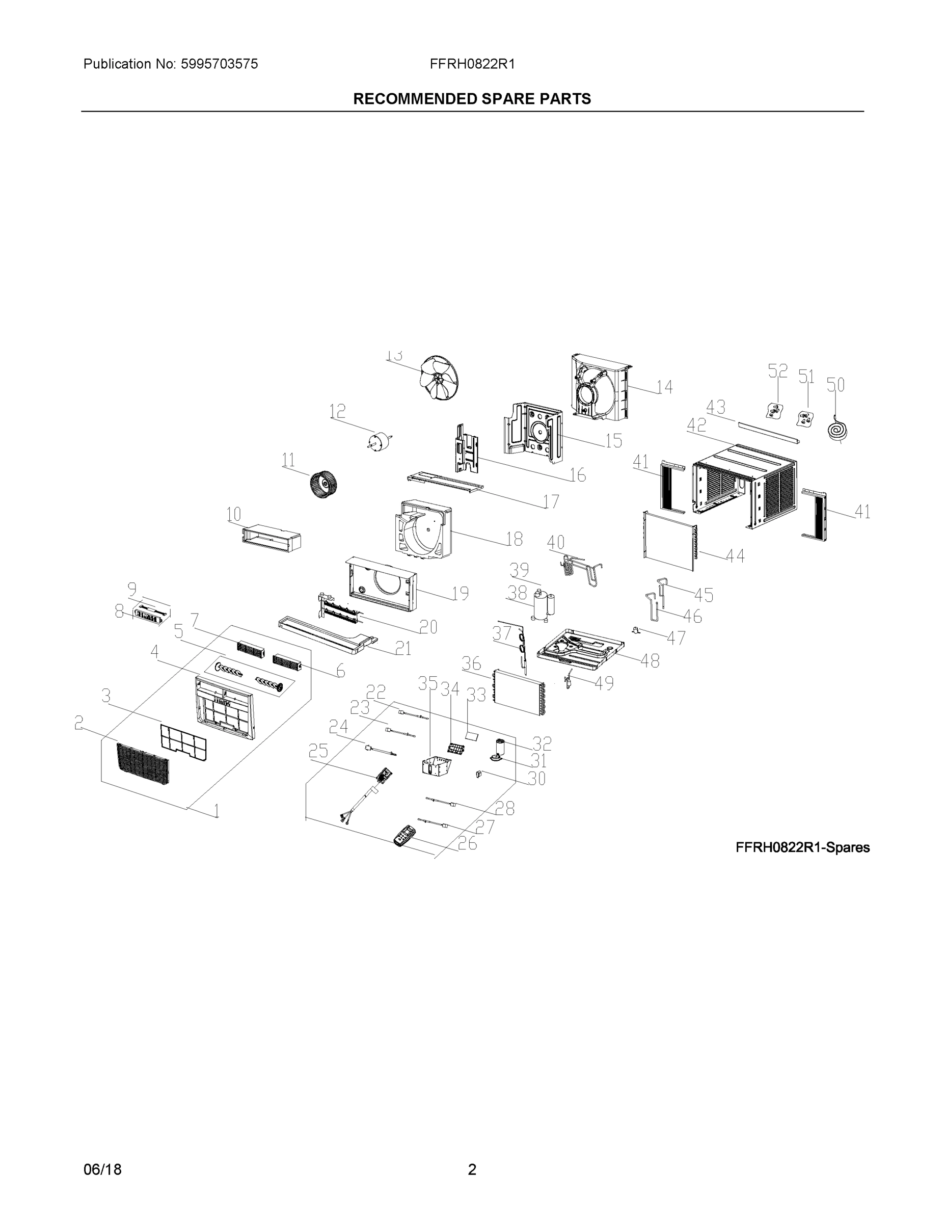 02 - RECOMMENDED SPARE PARTS