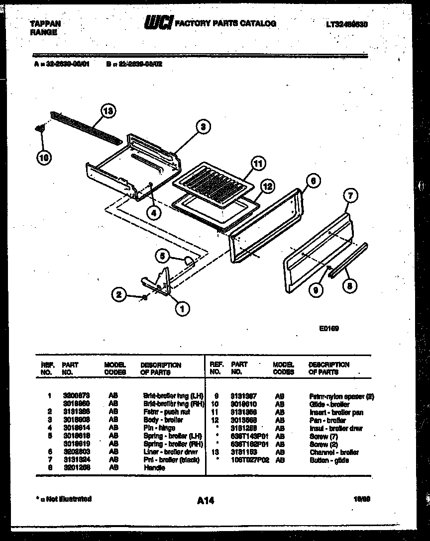 04 - BROILER DRAWER PARTS