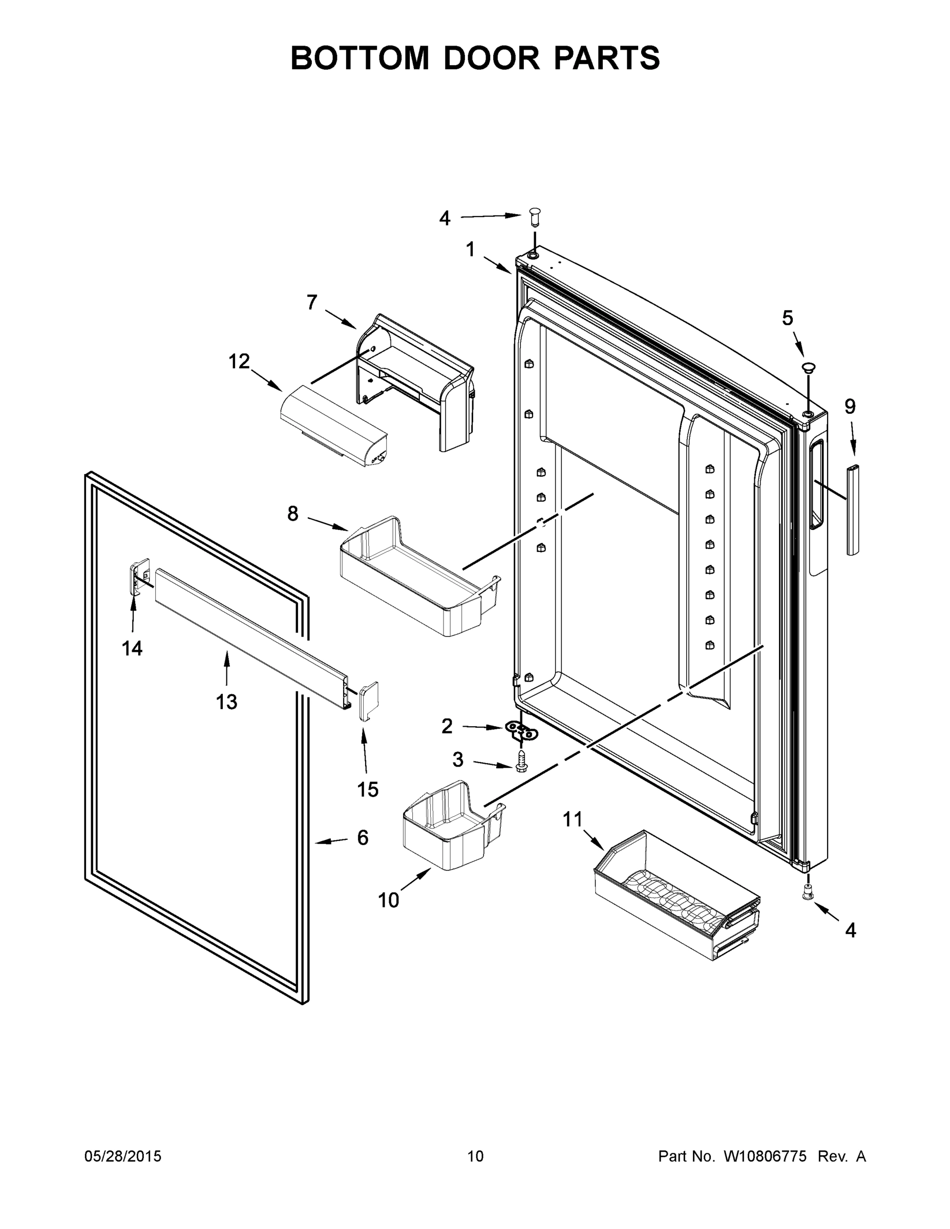 06 - BOTTOM DOOR PARTS