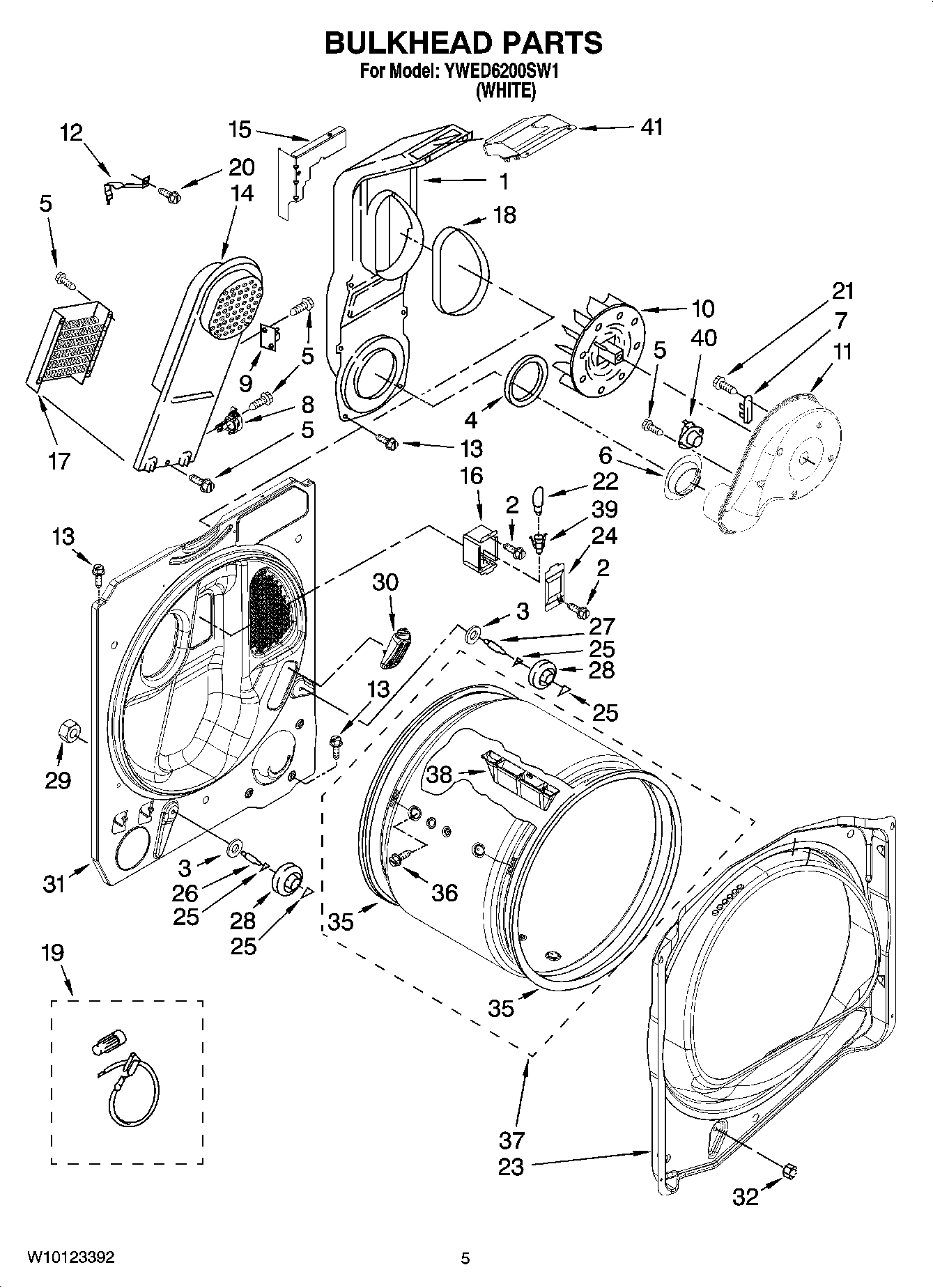 03 - BULKHEAD PARTS, OPTIONAL PARTS (NOT INCLUDED)
