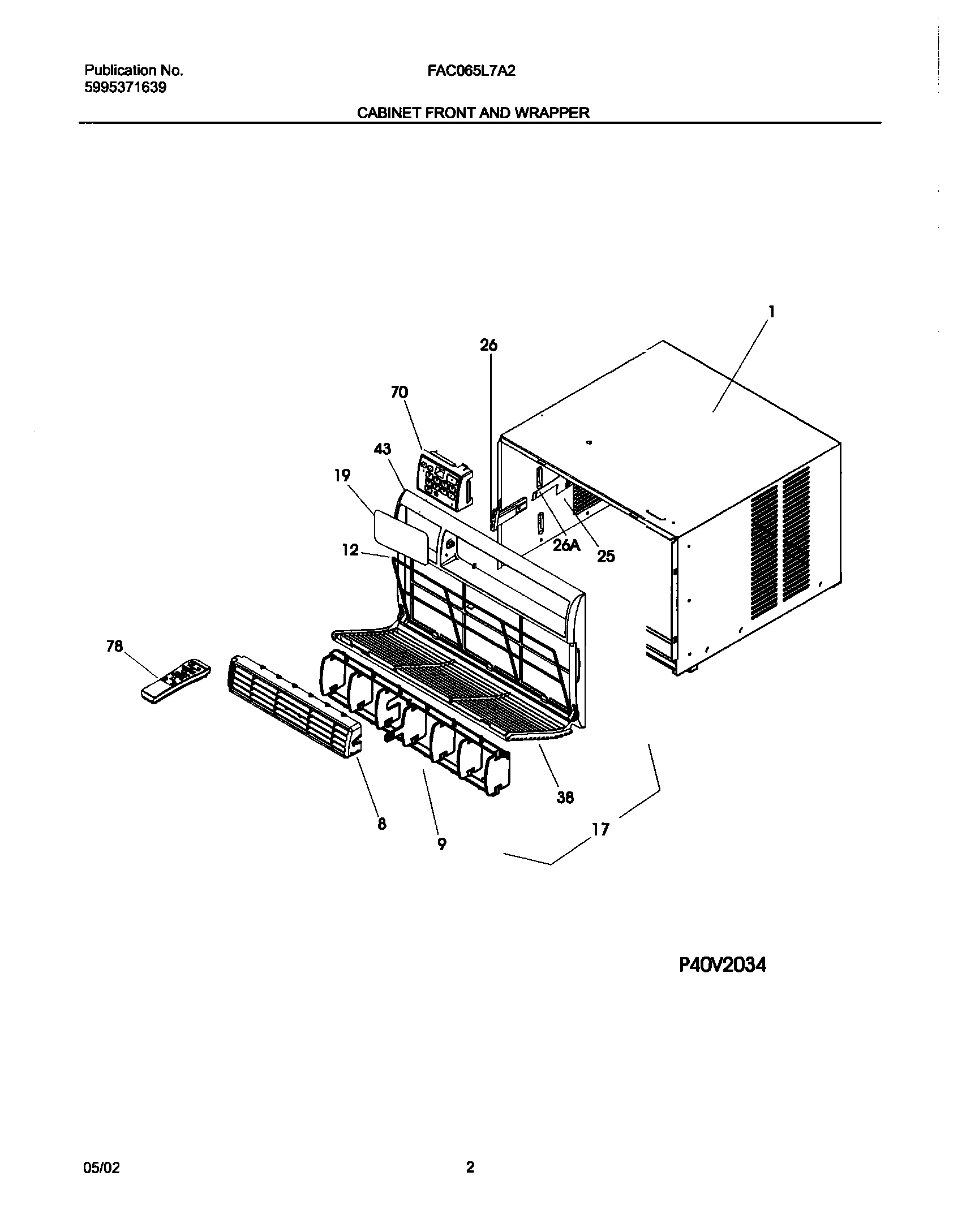 03 - CABINET FRONT AND WRAPPER