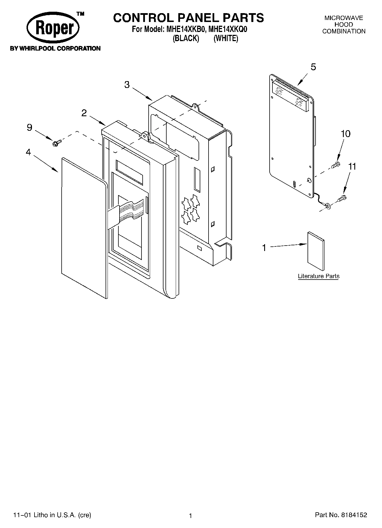 01 - CONTROL PANEL, LITERATURE