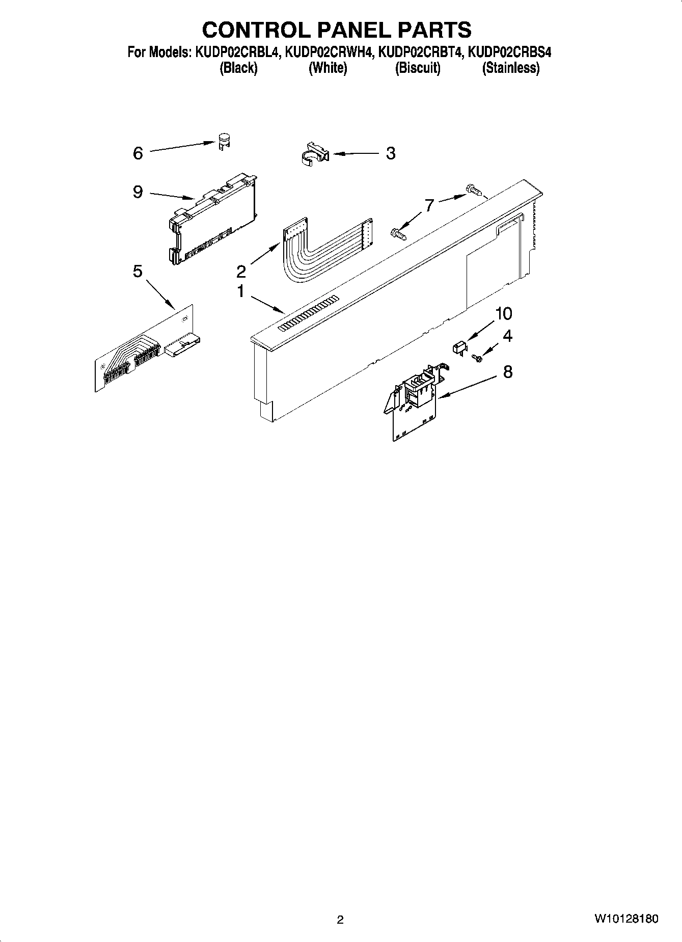 02 - CONTROL PANEL PARTS