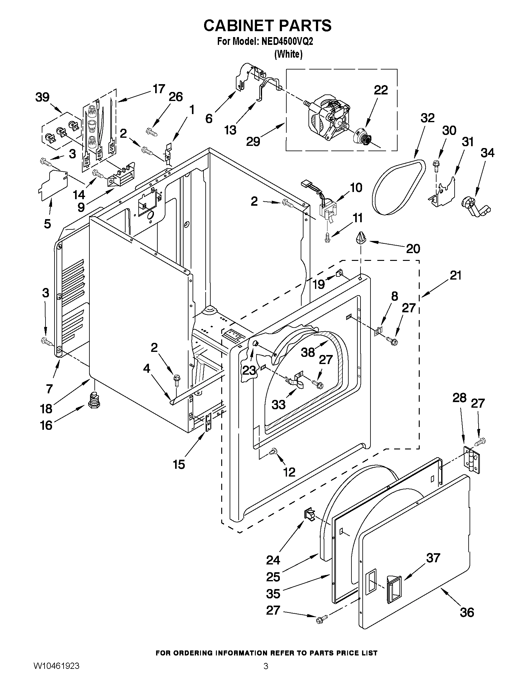02 - CABINET PARTS