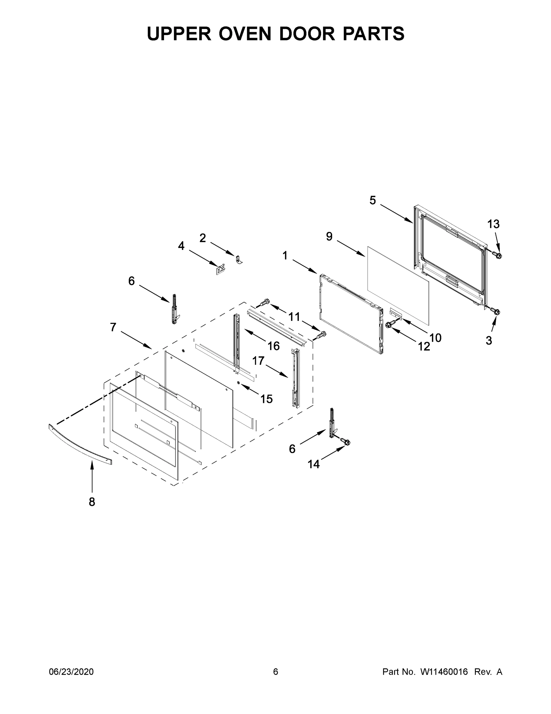 04 - UPPER OVEN DOOR PARTS