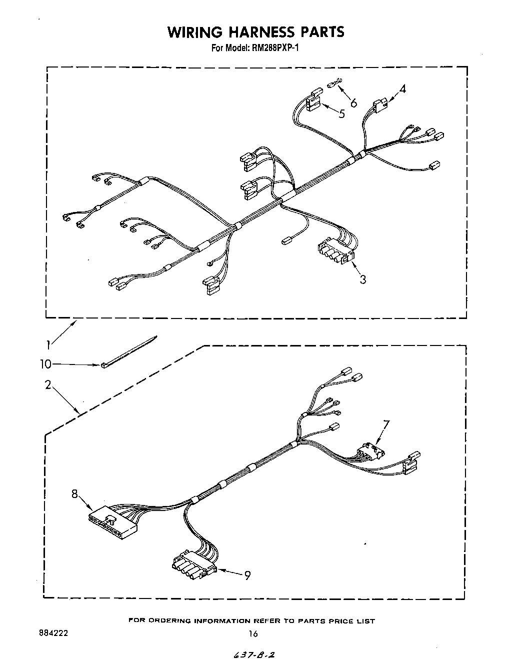 10 - WIRING HARNESS , LITERATURE AND OPTIONAL