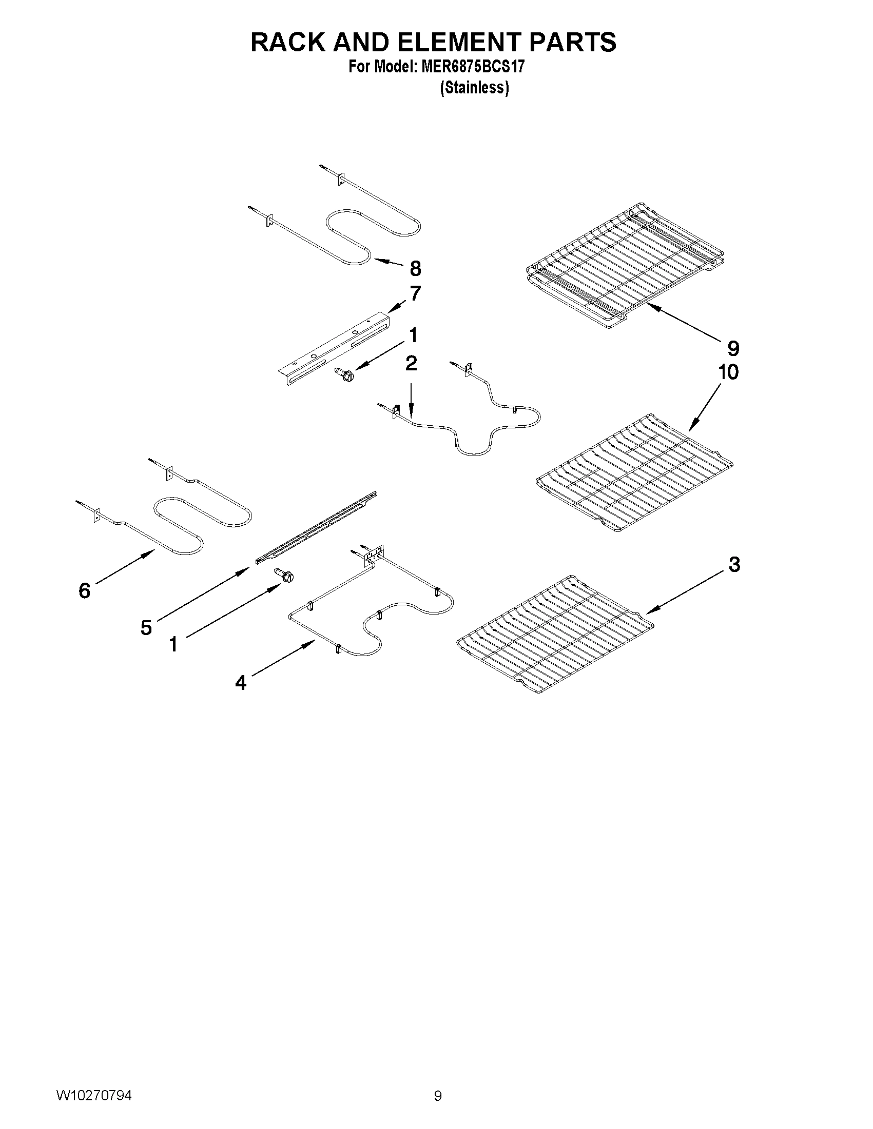 06 - RACK AND ELEMENT PARTS
