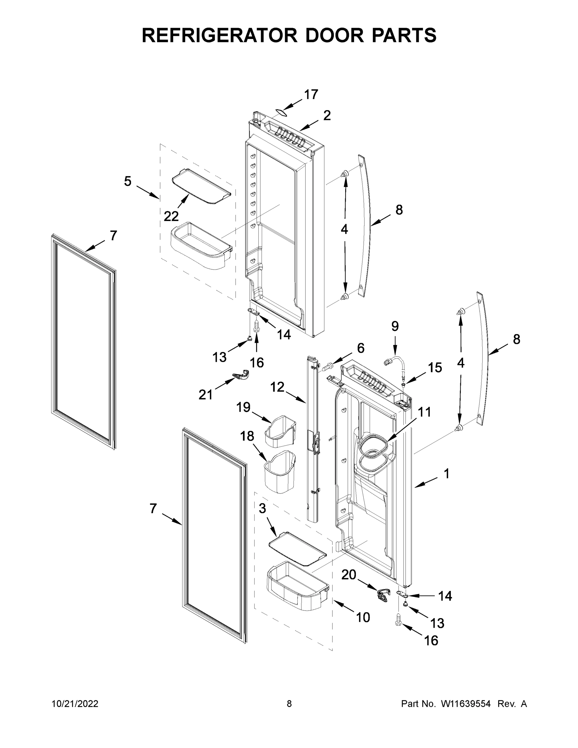 05 - REFRIGERATOR DOOR PARTS
