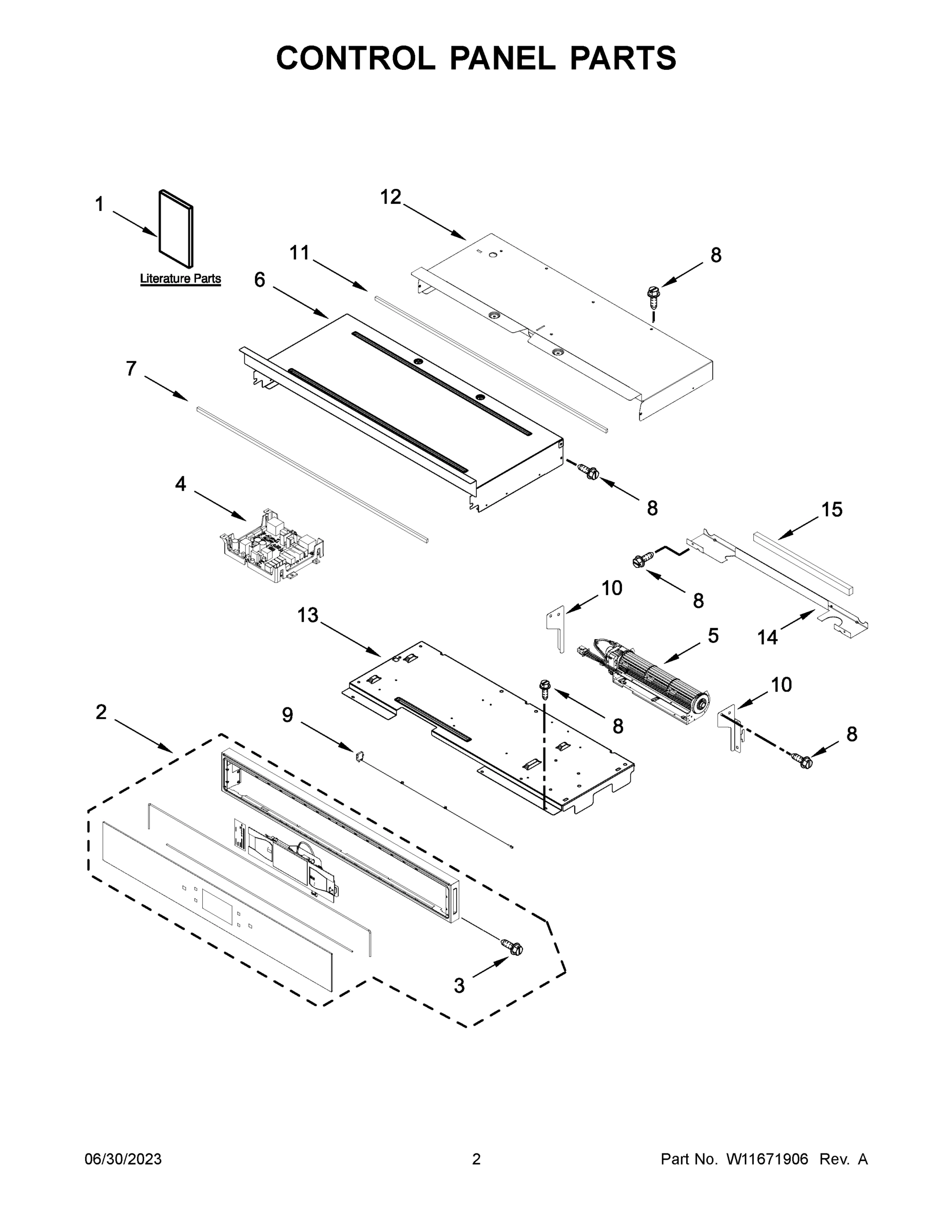 02 - CONTROL PANEL PARTS
