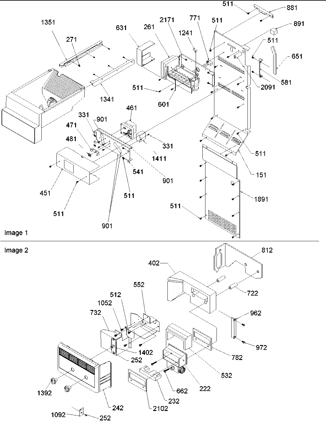 10 - Ice Maker/Control Assy