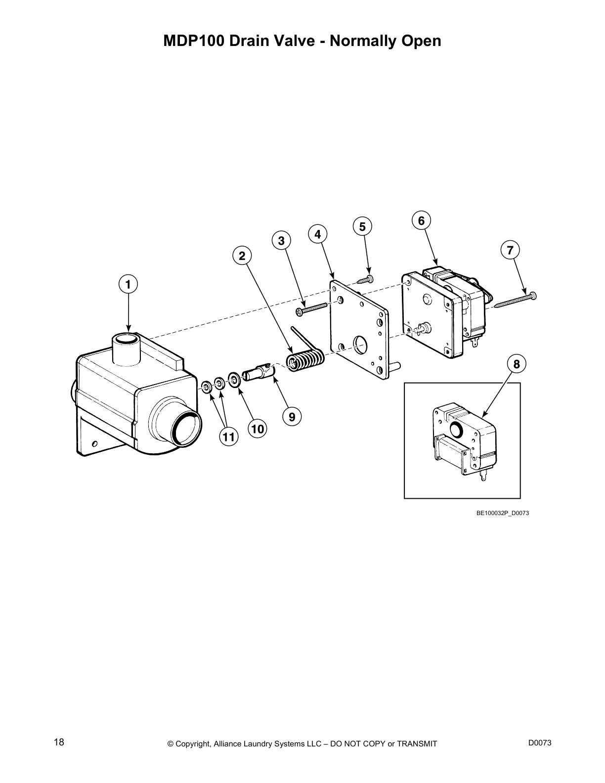 MDP100 Drain Valve - Normally Open
