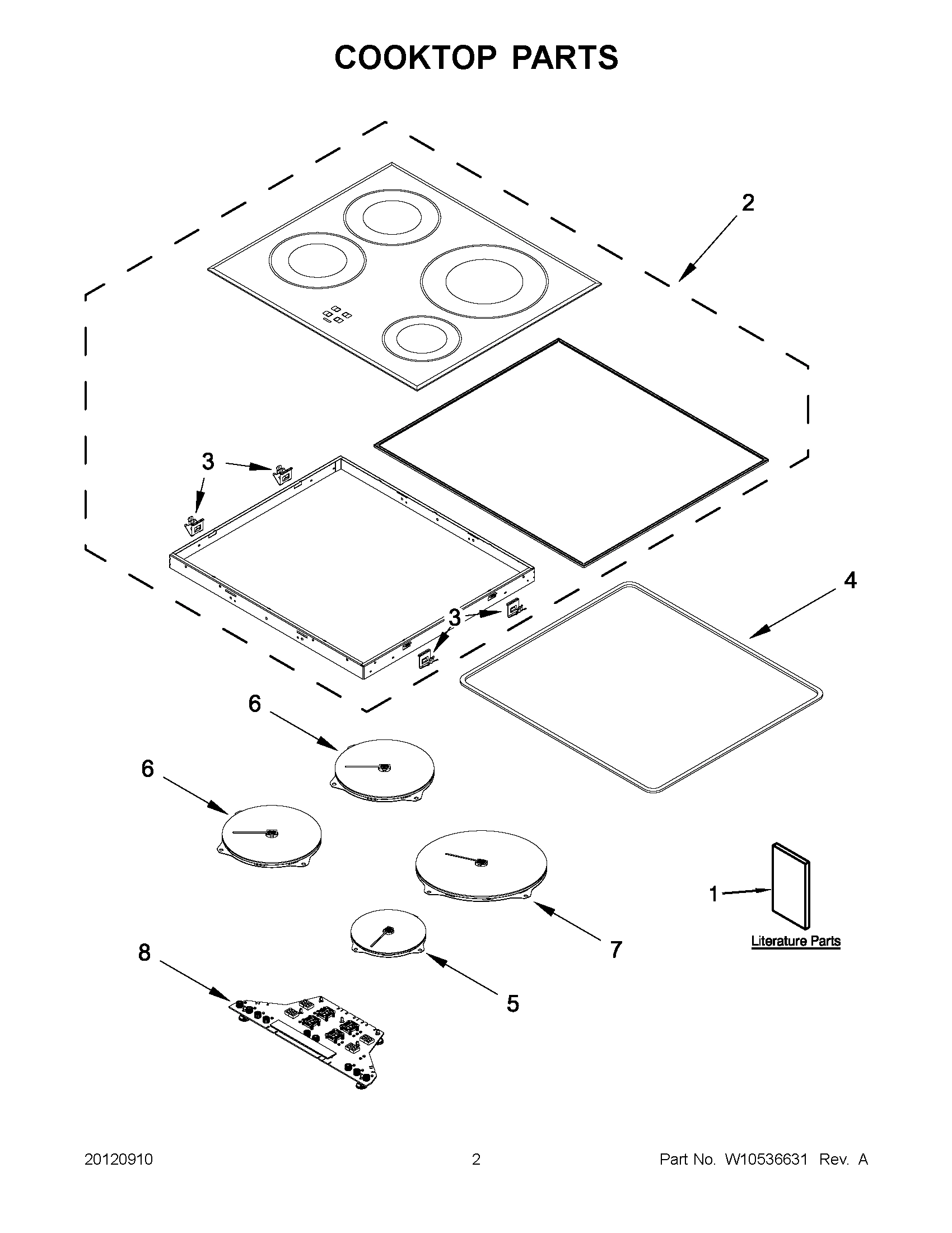 01 - COOKTOP PARTS