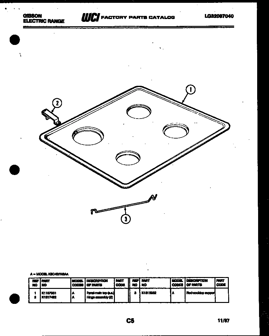 05 - COOKTOP PARTS