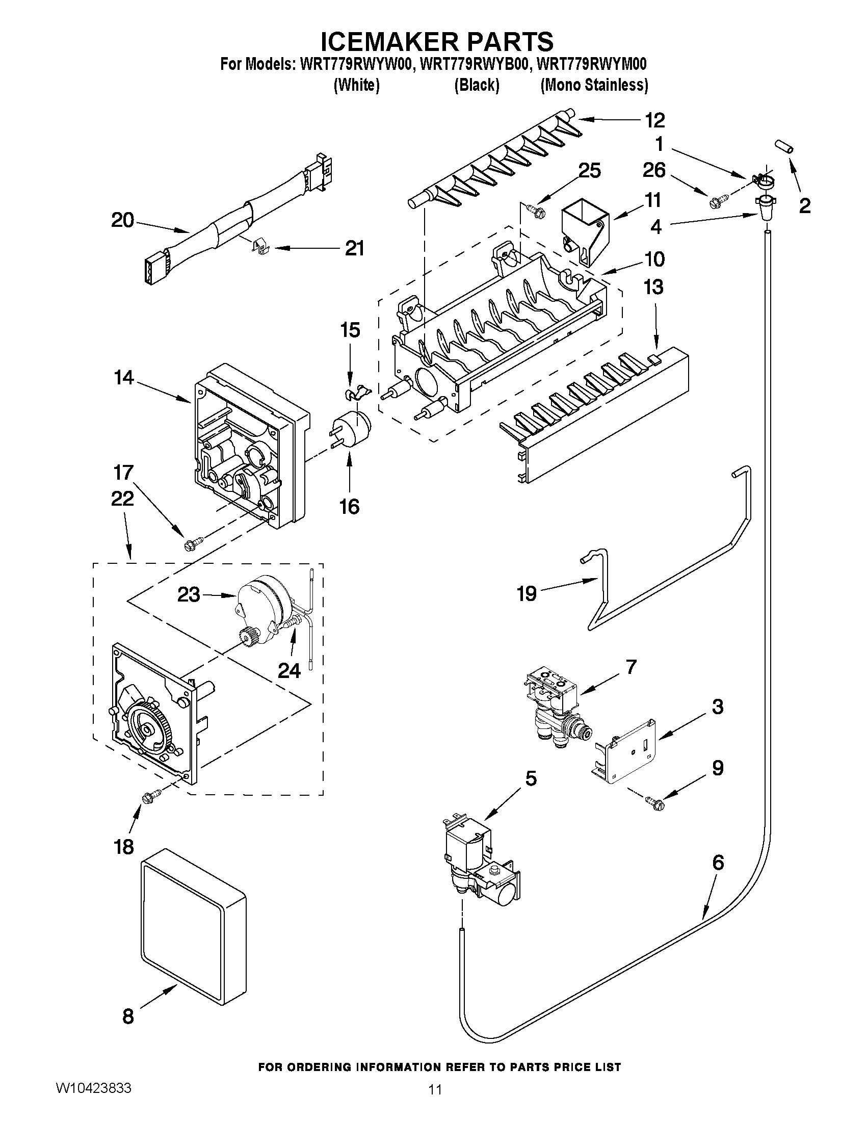 07 - ICEMAKER PARTS