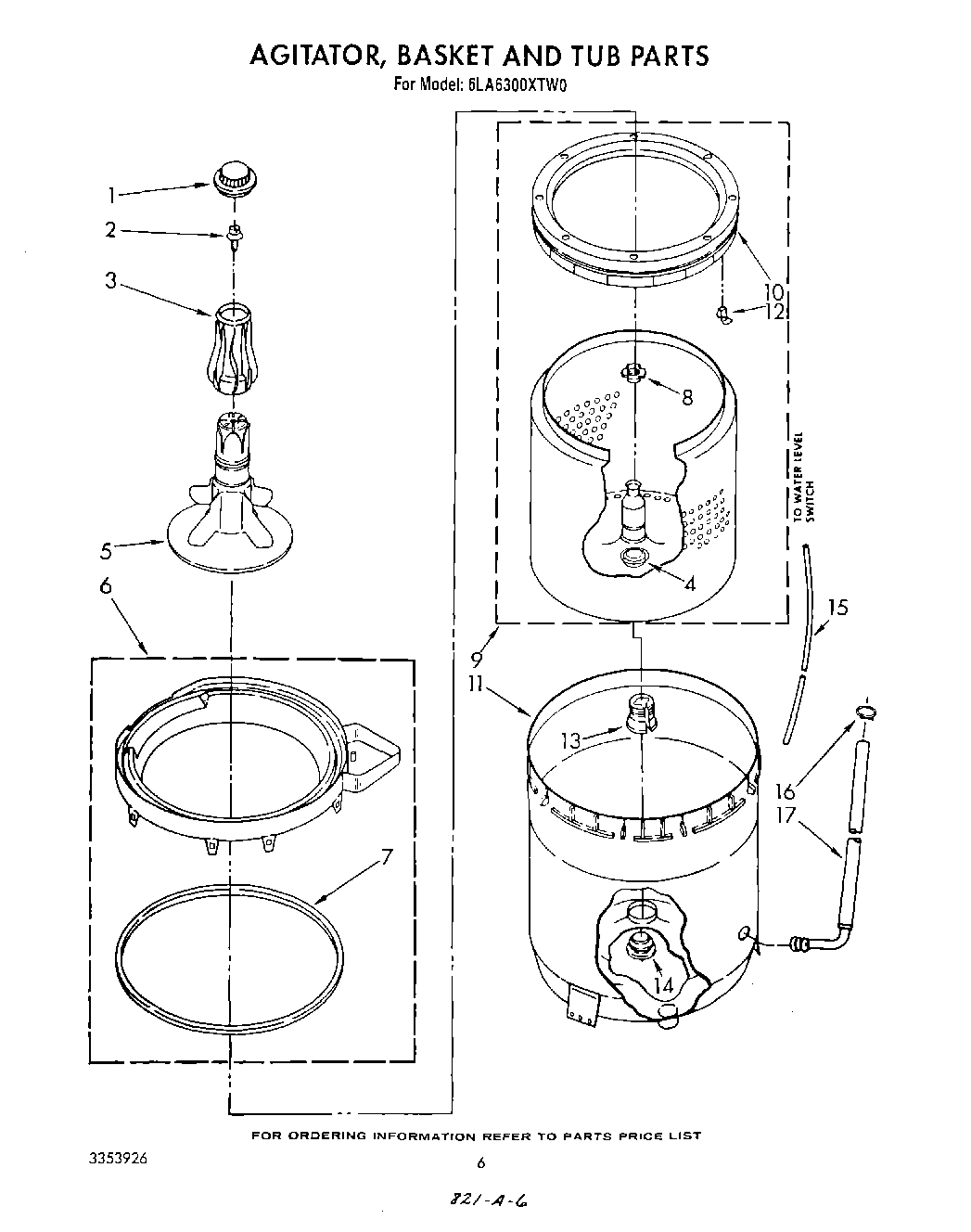 04 - AGITATOR, BASKET AND TUB