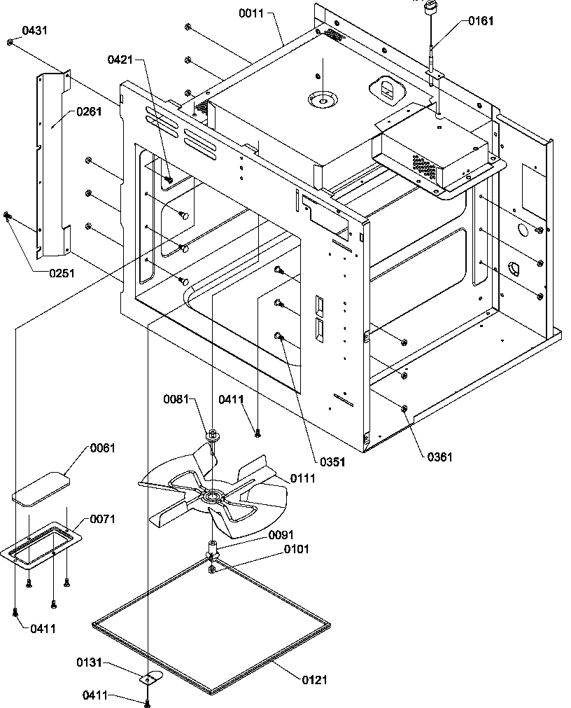 07 - OVEN CAVITY & STIRRER SYSTEM ASSEMBLIES
