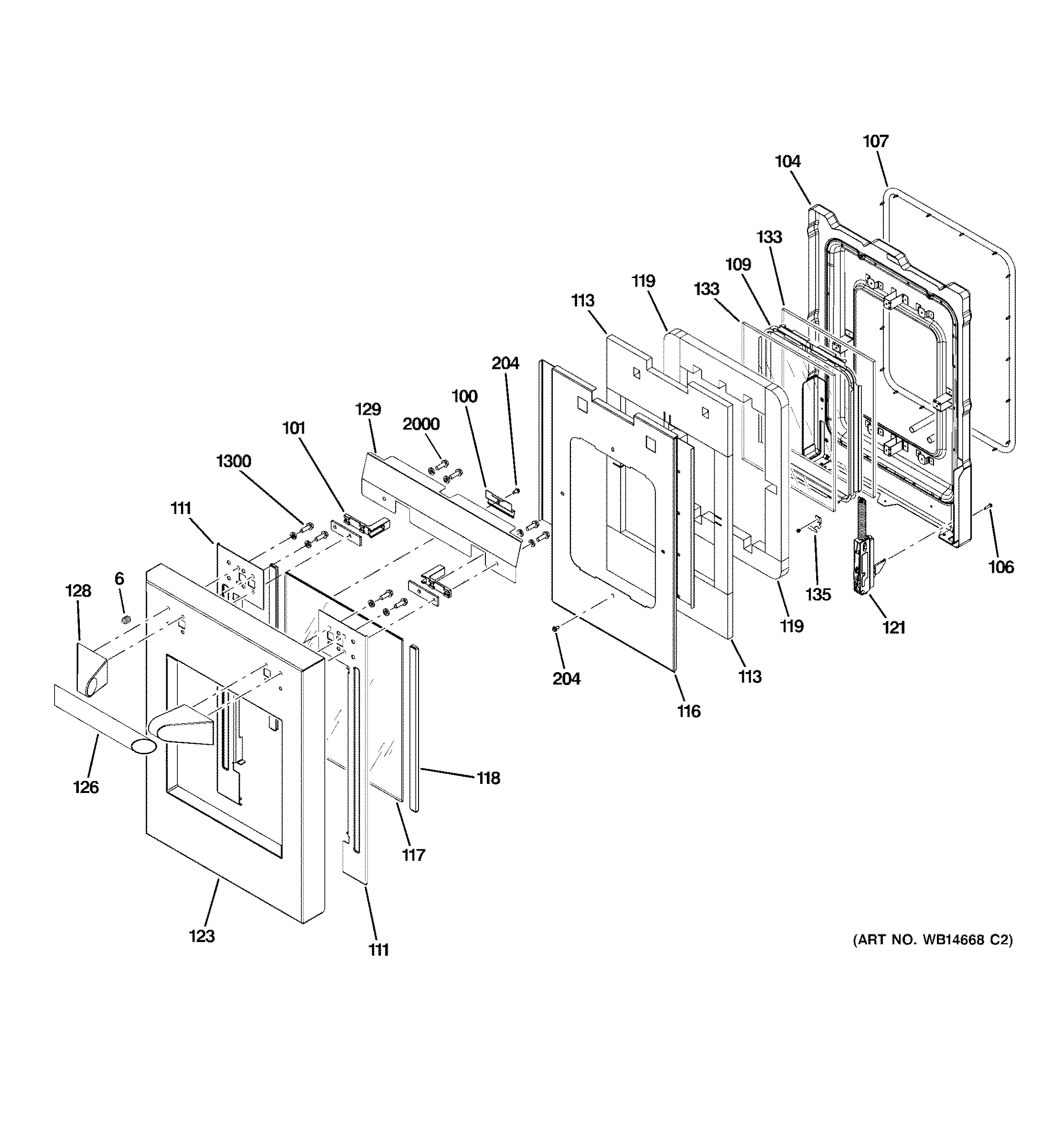SMALL DOOR ASSEMBLY
