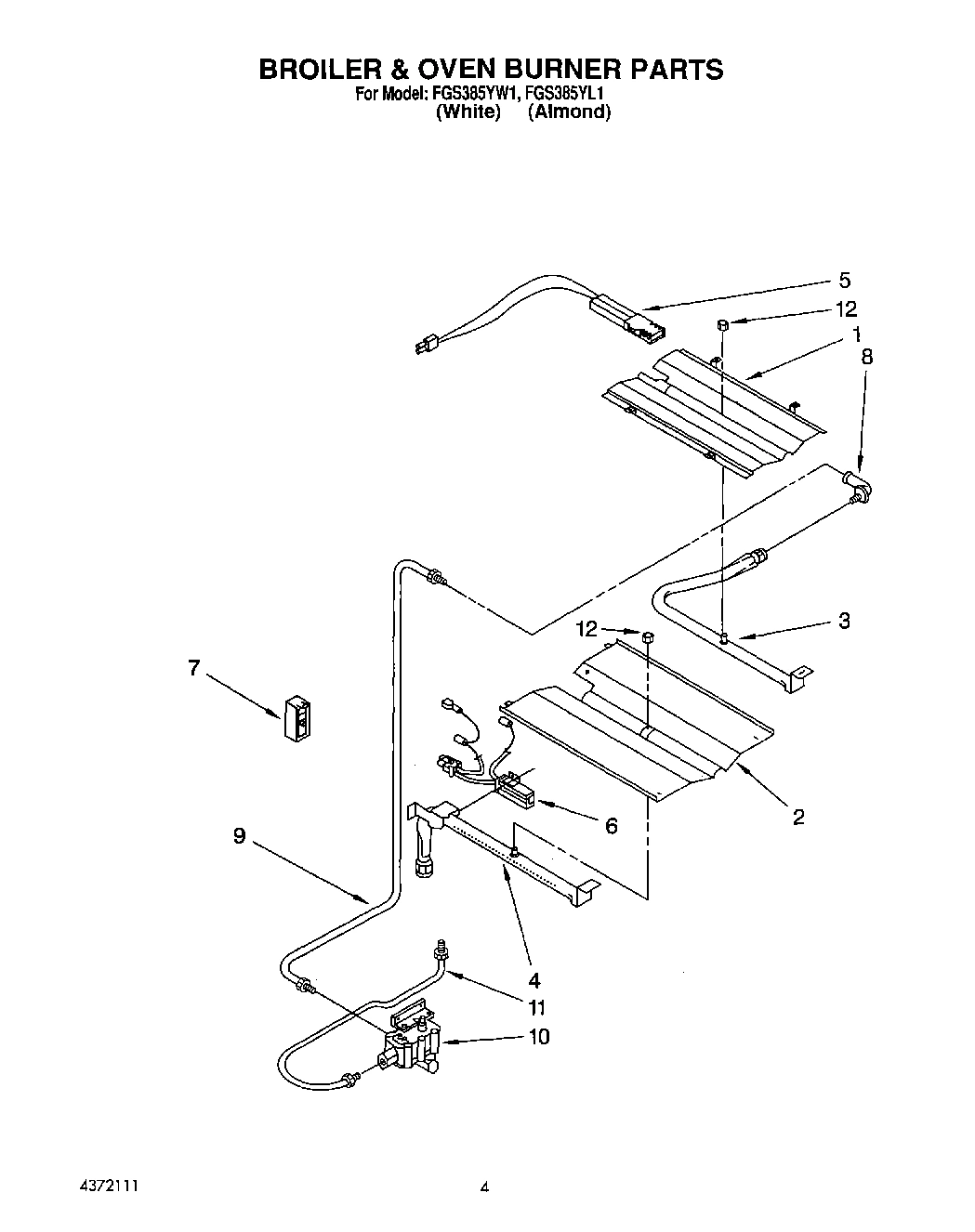 03 - BROILER AND OVEN BURNER