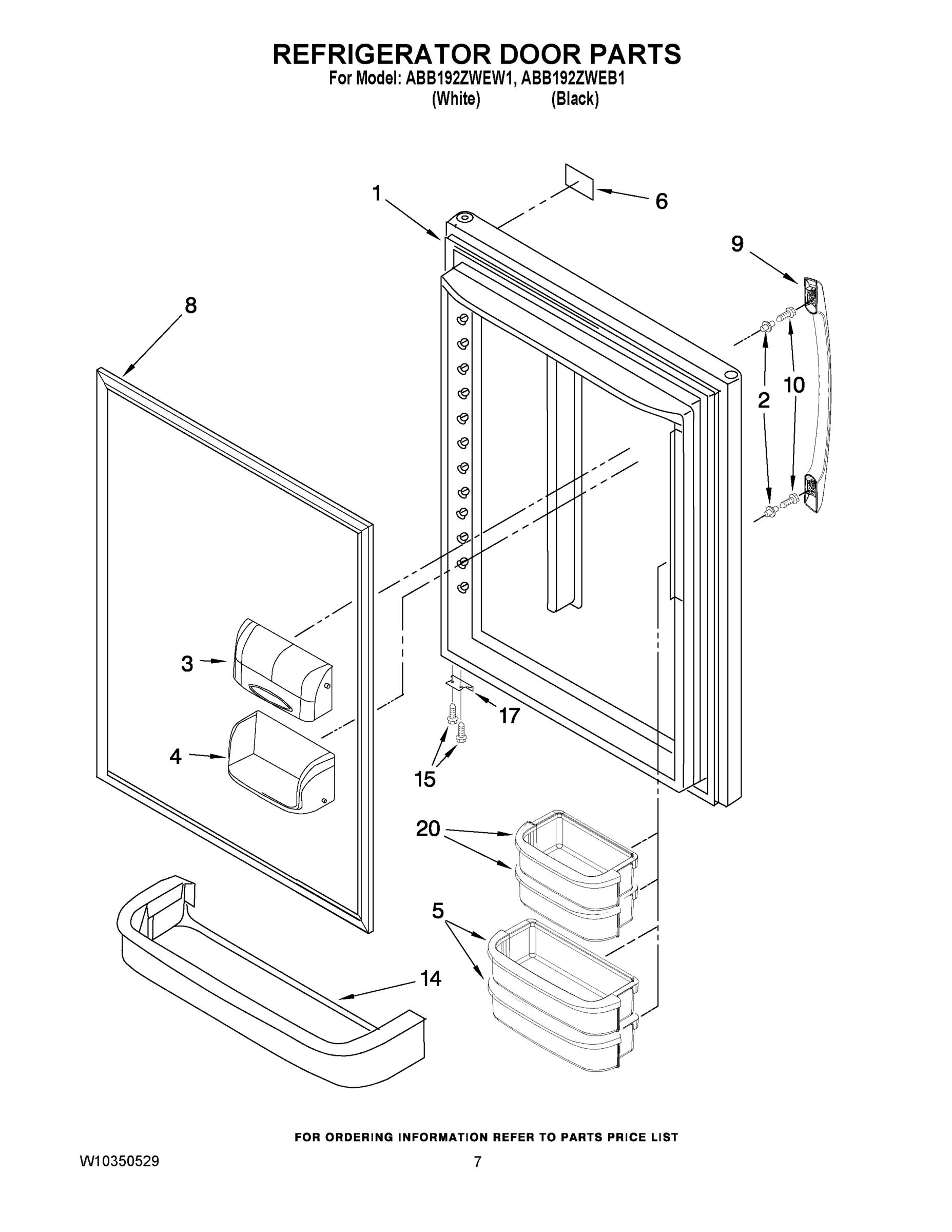 04 - REFRIGERATOR DOOR PARTS