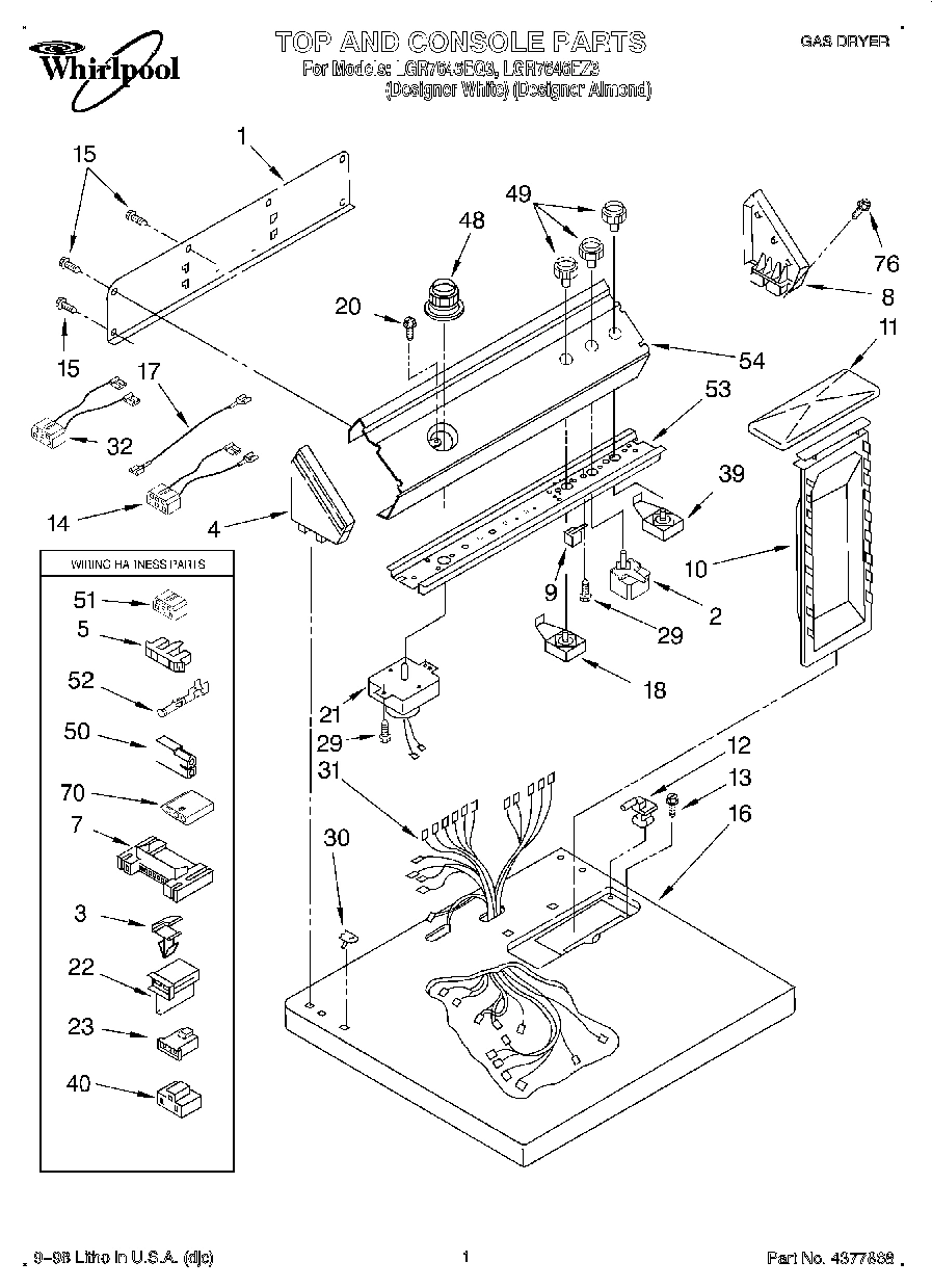 01 - TOP AND CONSOLE, LIT/OPTIONAL