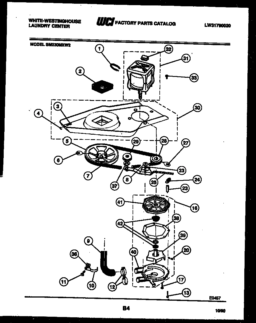 06 - WASHER DRIVE SYSTEM AND PUMP