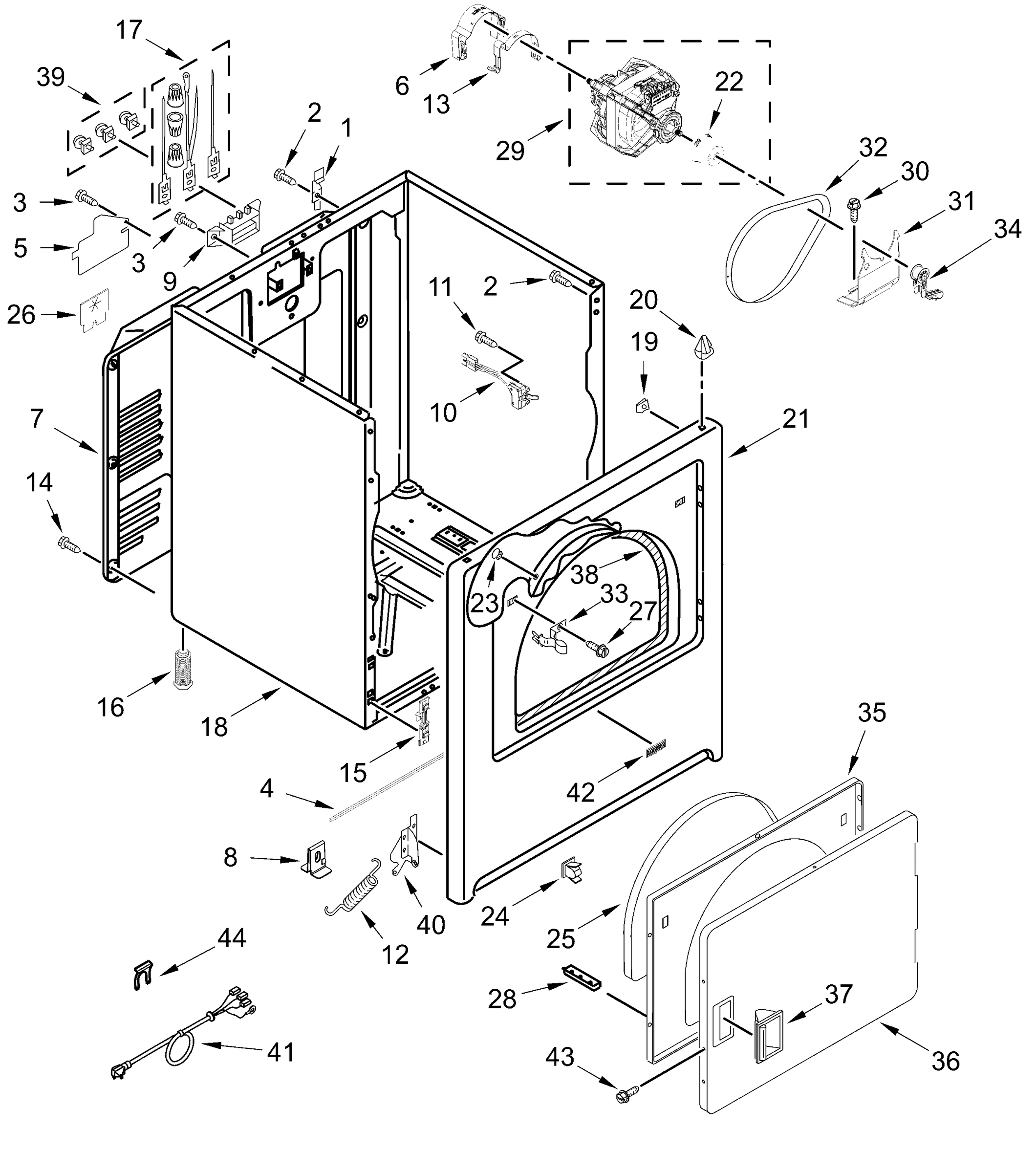 CABINET PARTS