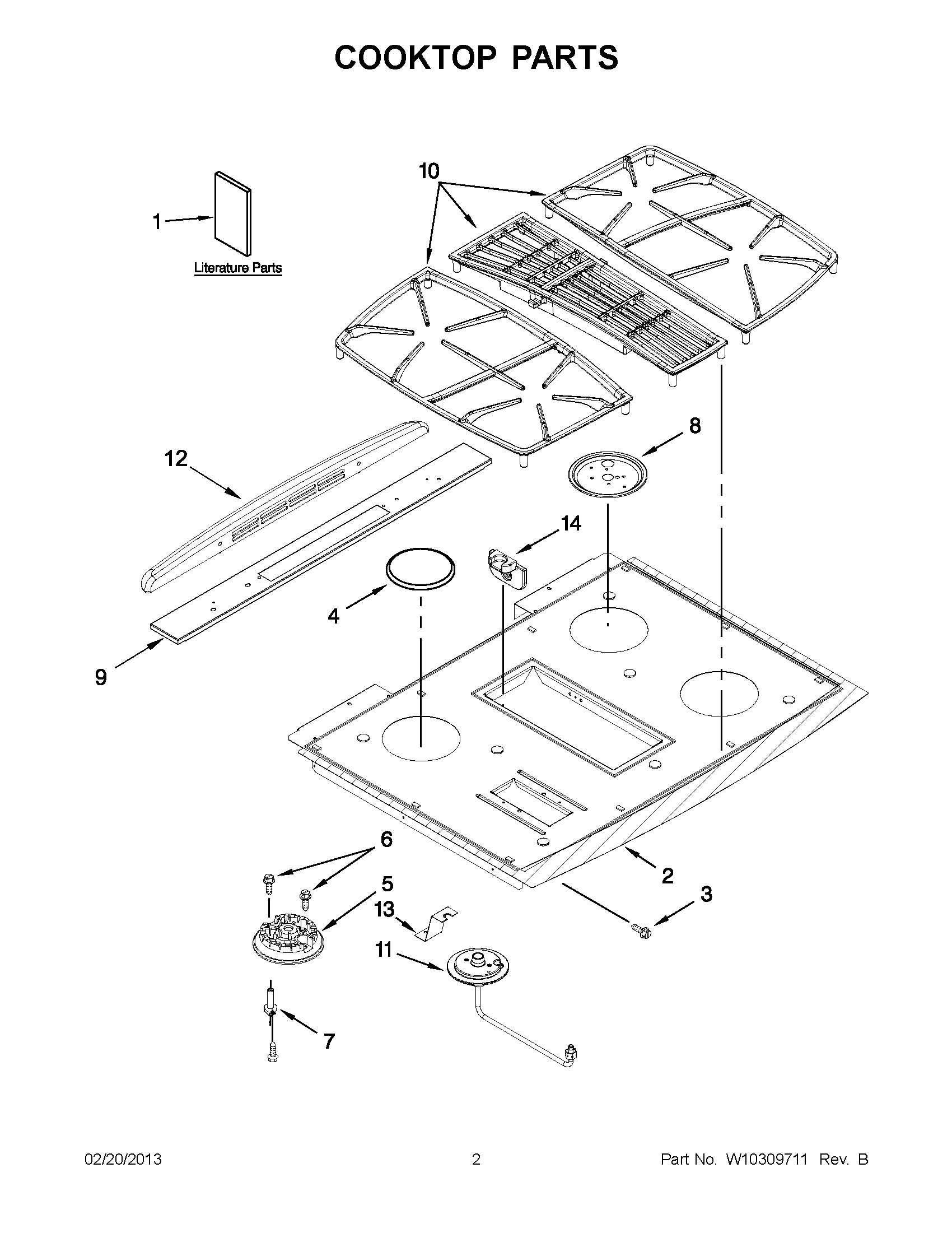 01 - COOKTOP PARTS