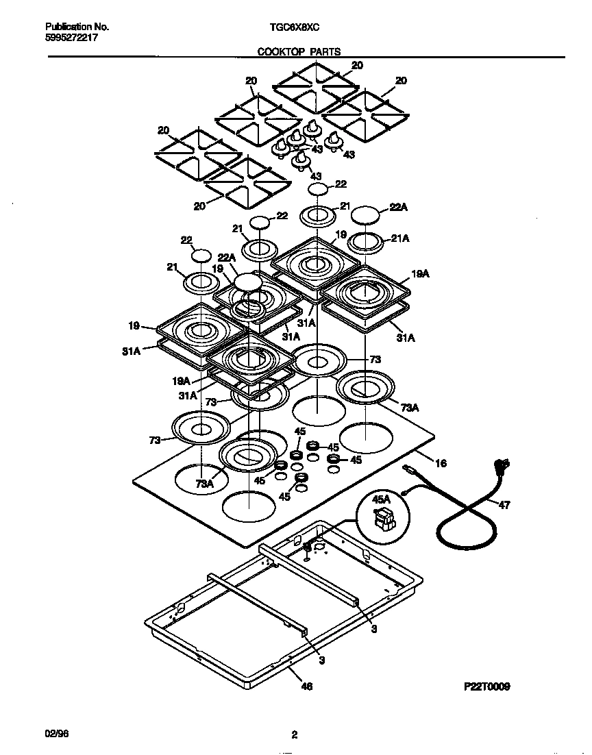 02 - COOKTOP PARTS