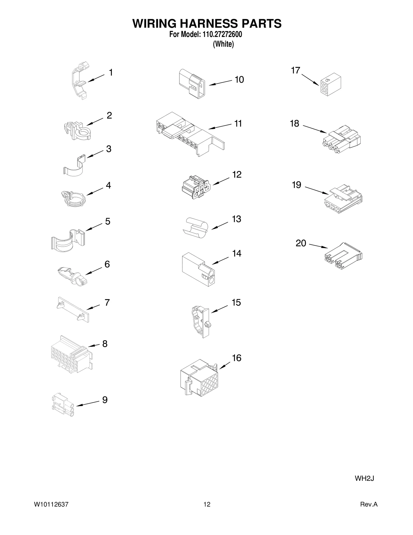 WIRING HARNESS PARTS