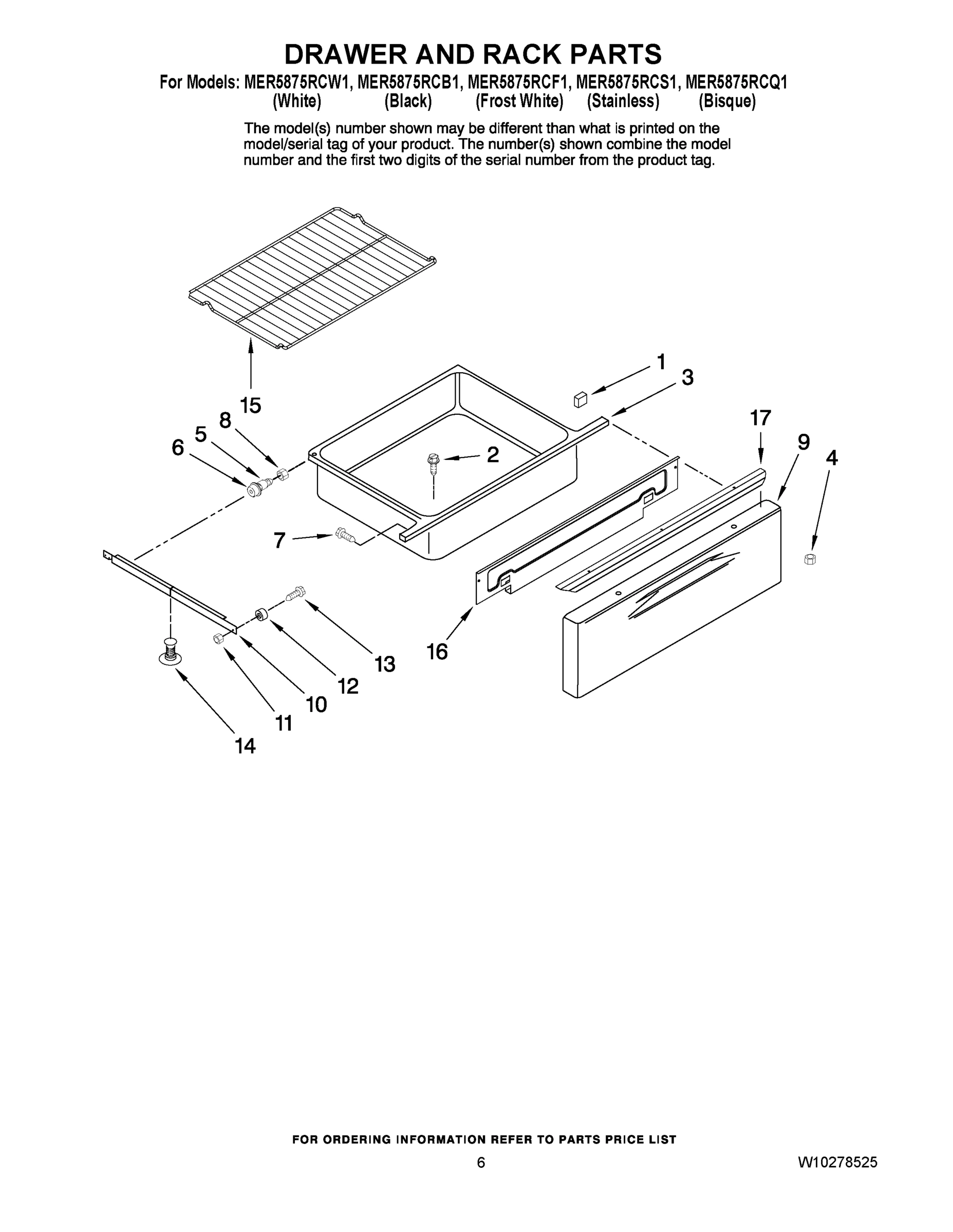 05 - DRAWER AND RACK PARTS