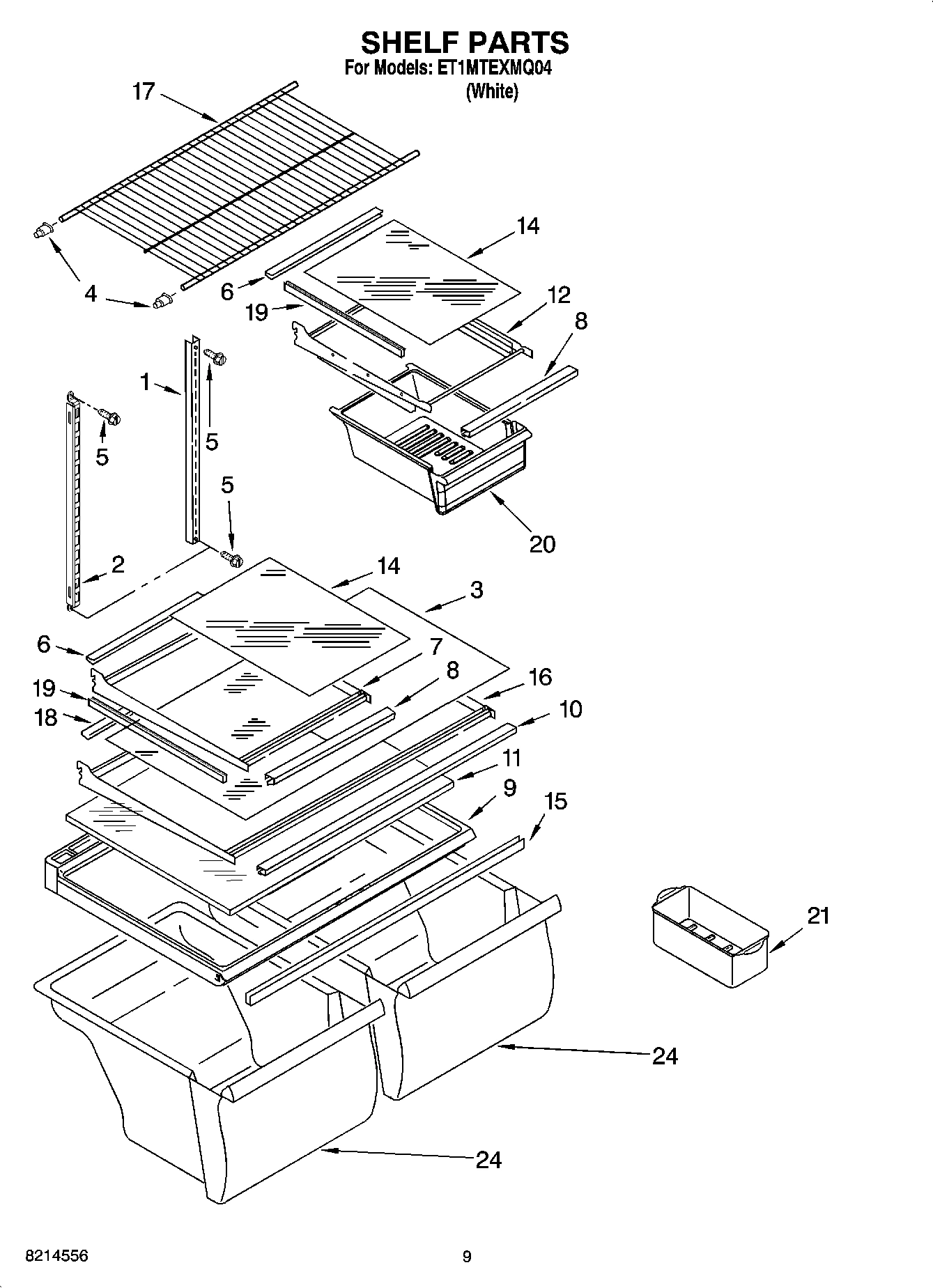 05 - SHELF PARTS, OPTIONAL PARTS