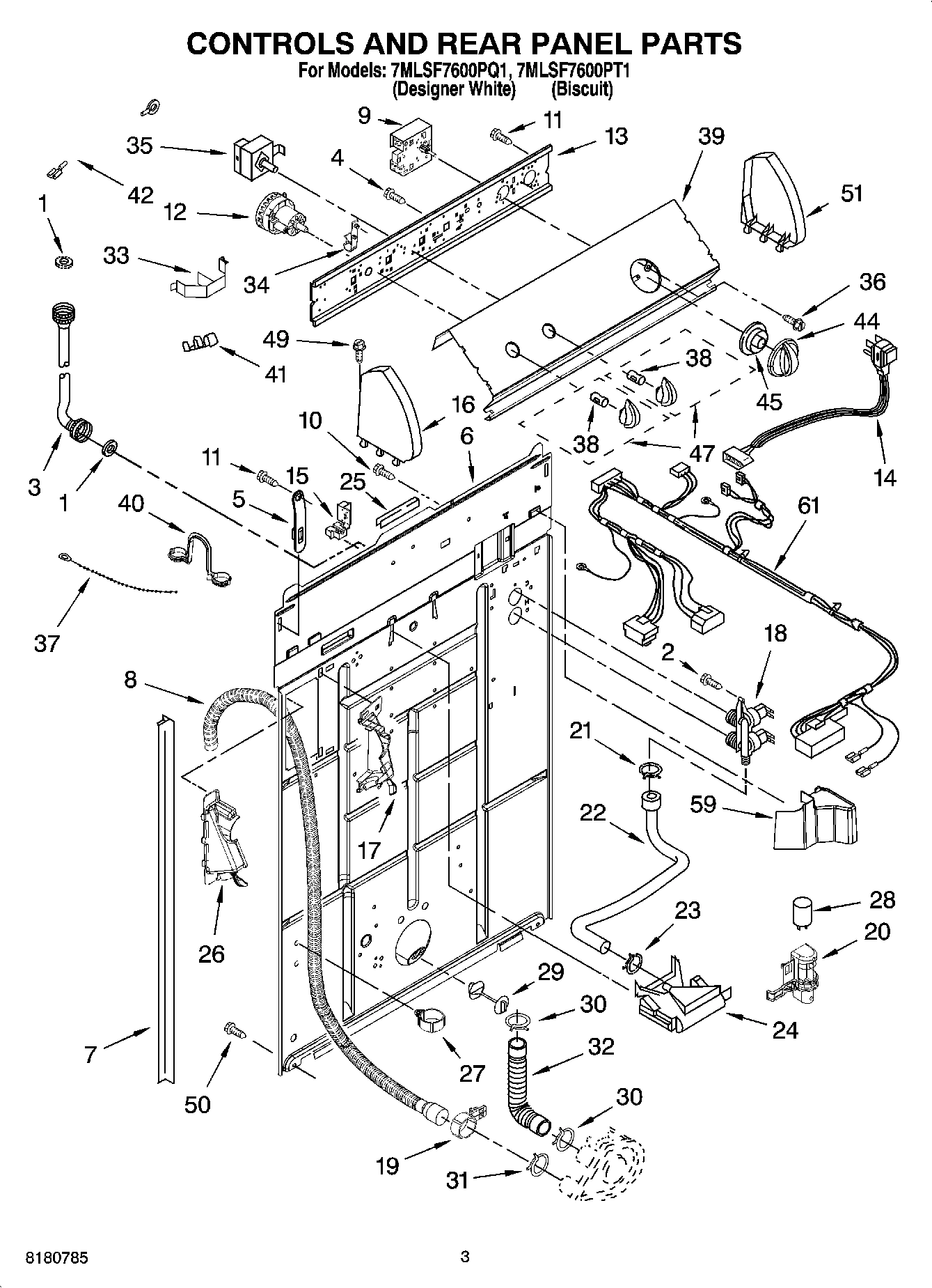 02 - CONTROLS AND REAR PANEL PARTS