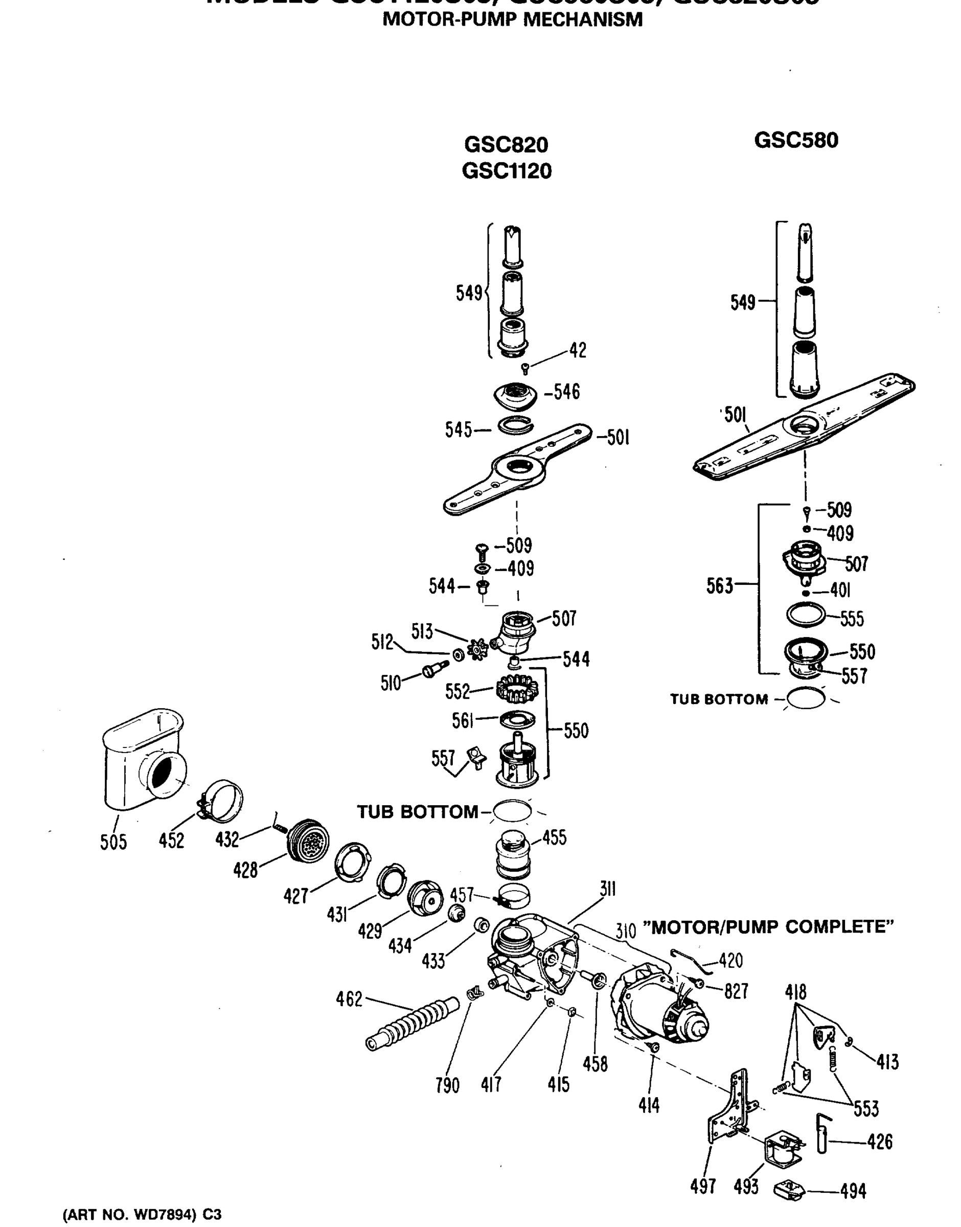 MOTOR-PUMP MECHANISM