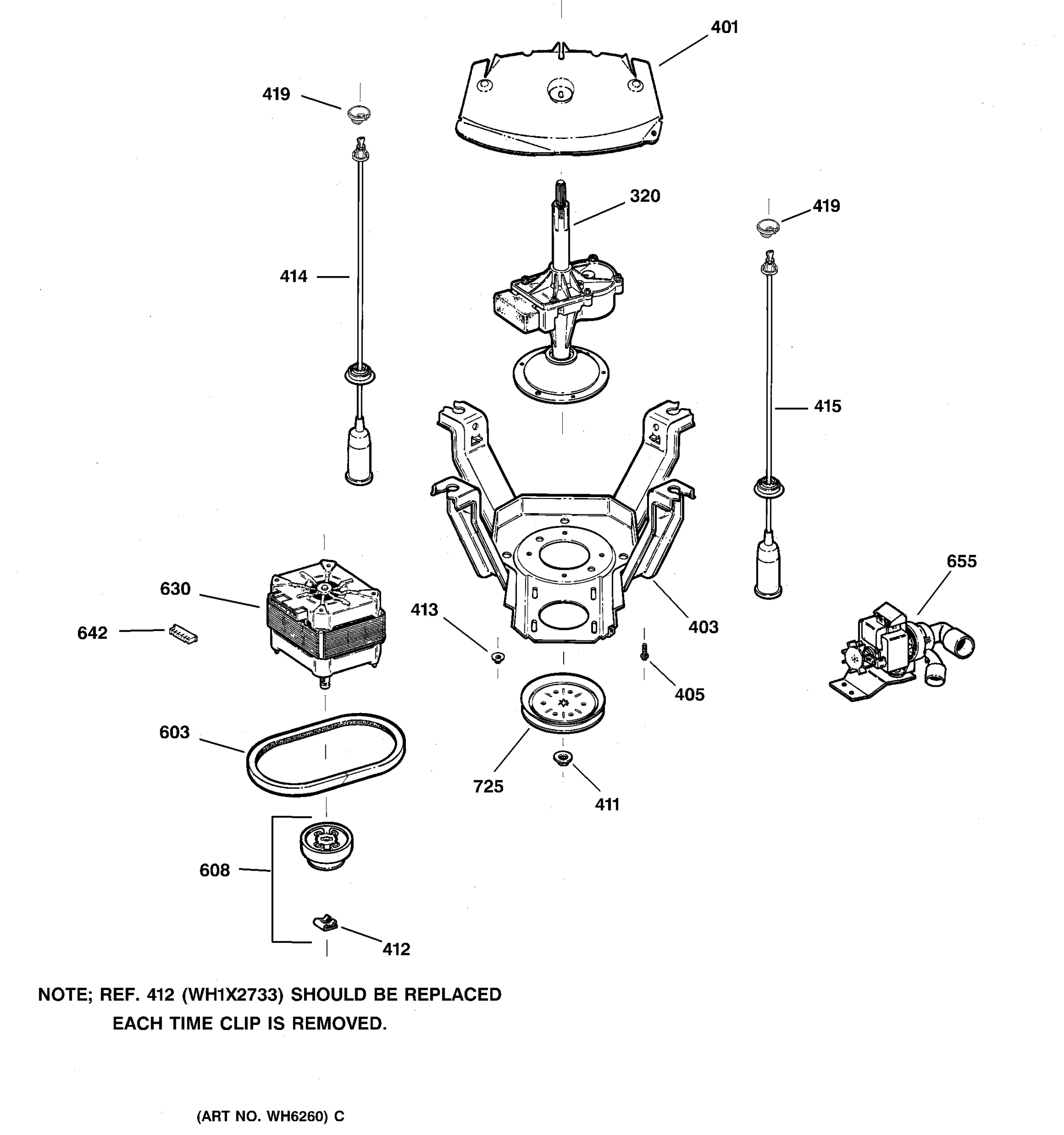 SUSPENSION, PUMP & DRIVE COMPONENTS