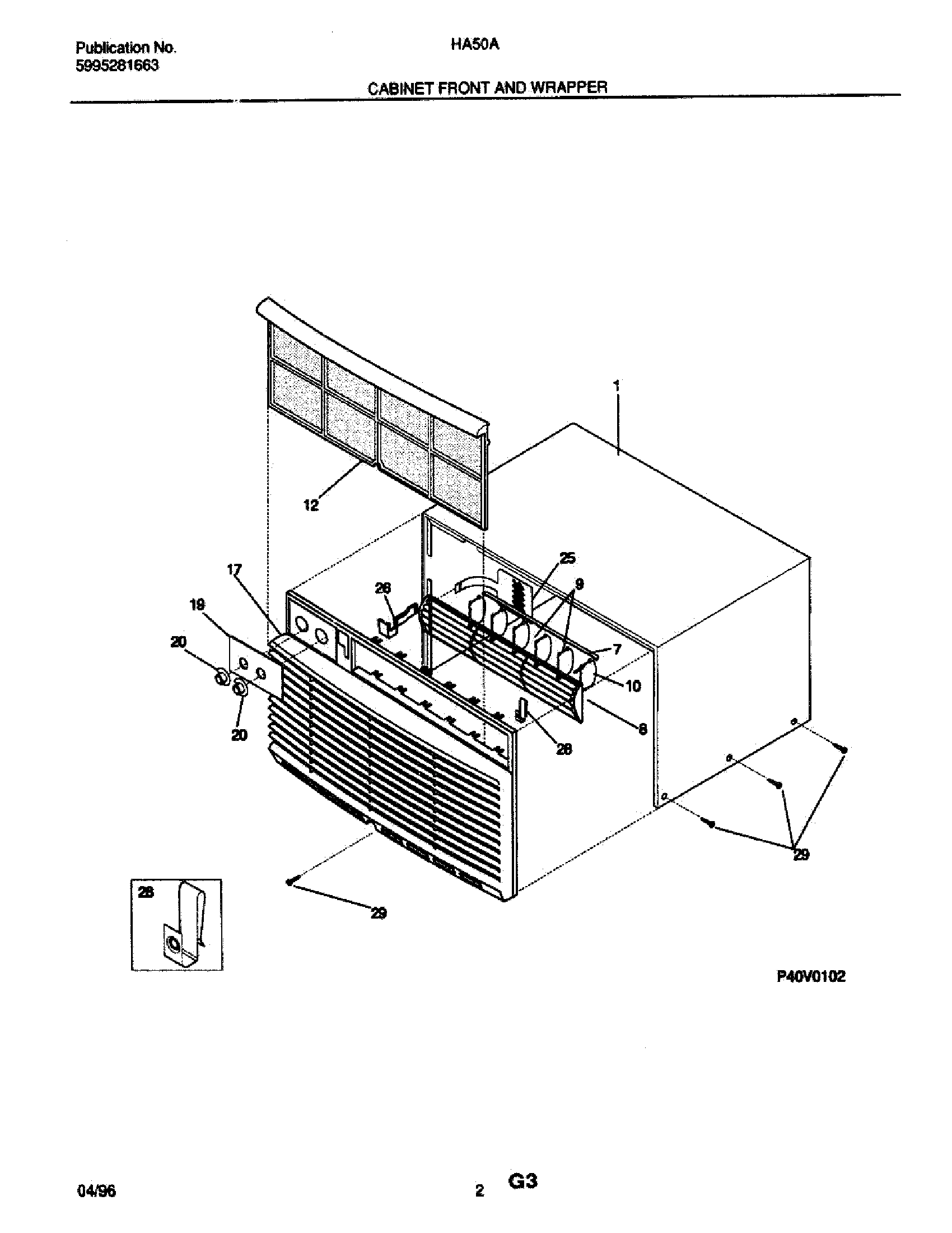 03 - CABINET FRONT AND WRAPPER