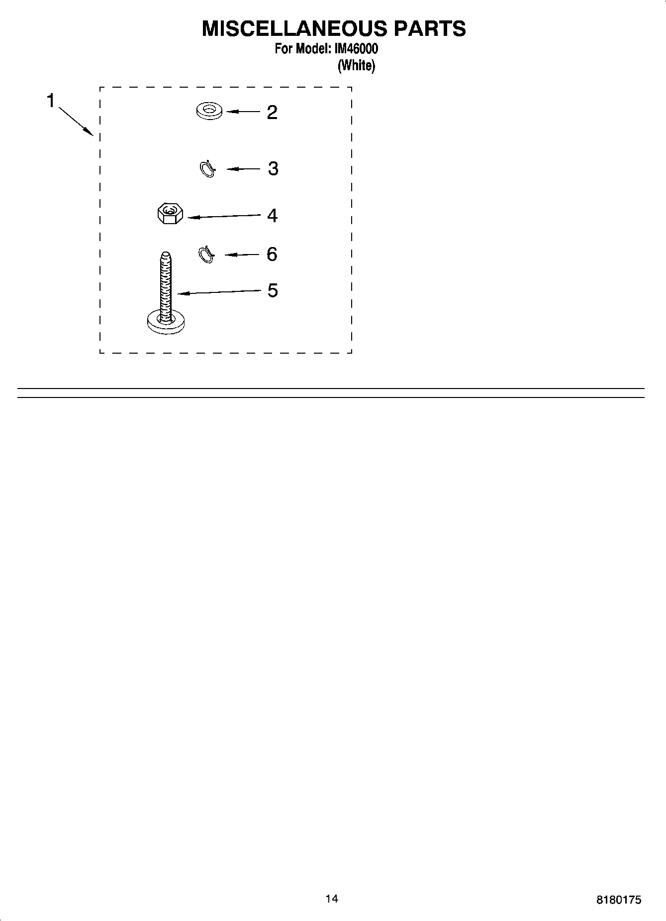 10 - MISCELLANEOUS PARTS, OPTIONAL PARTS (NOT INCLUDED)
