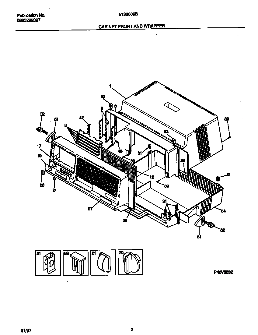02 - CABINET FRONT AND WRAPPER