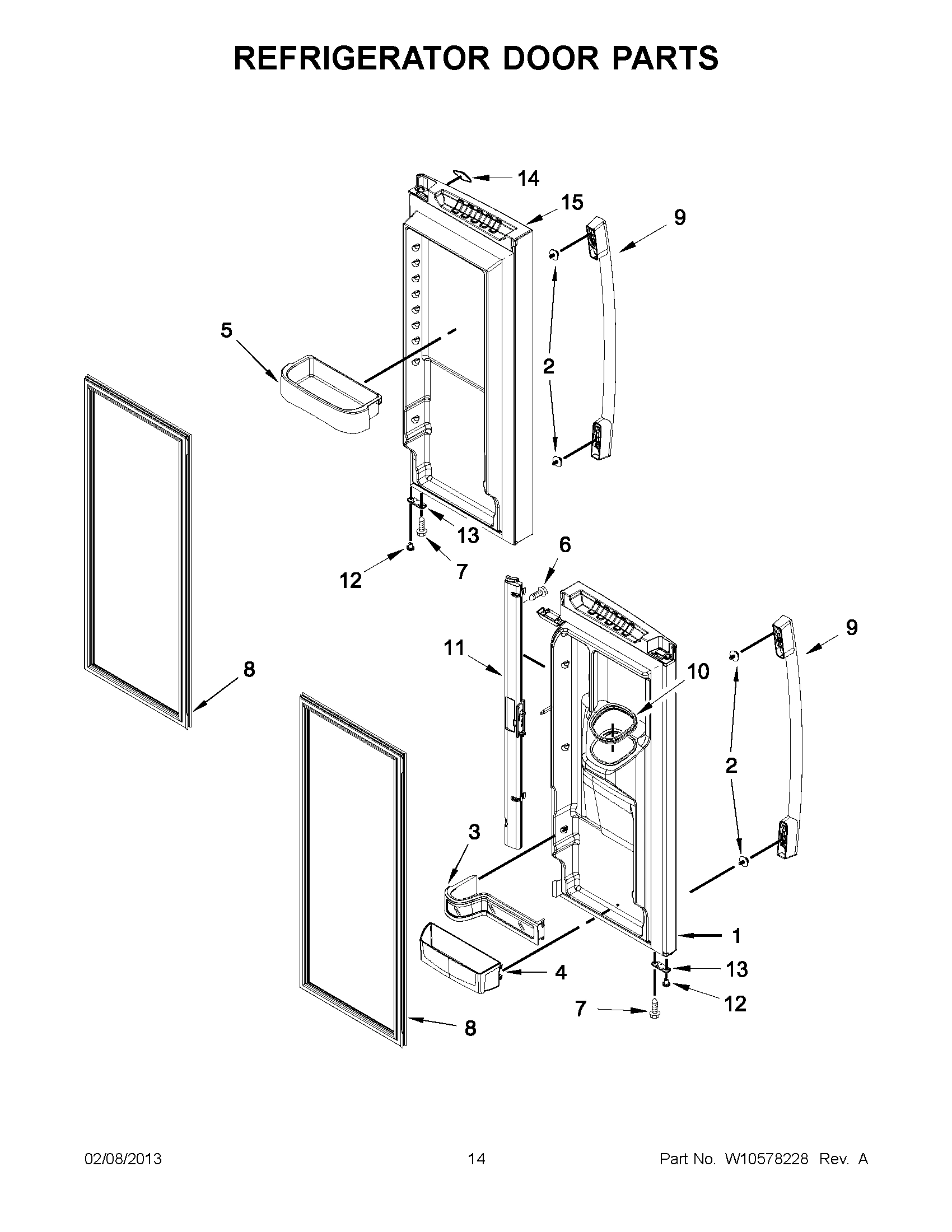 07 - REFRIGERATOR DOOR PARTS