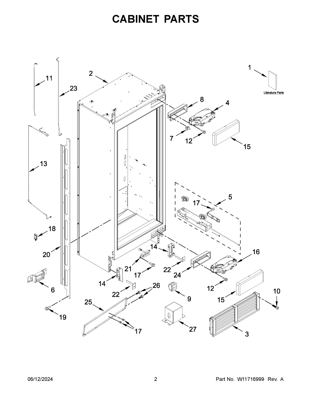 02 - CABINET PARTS