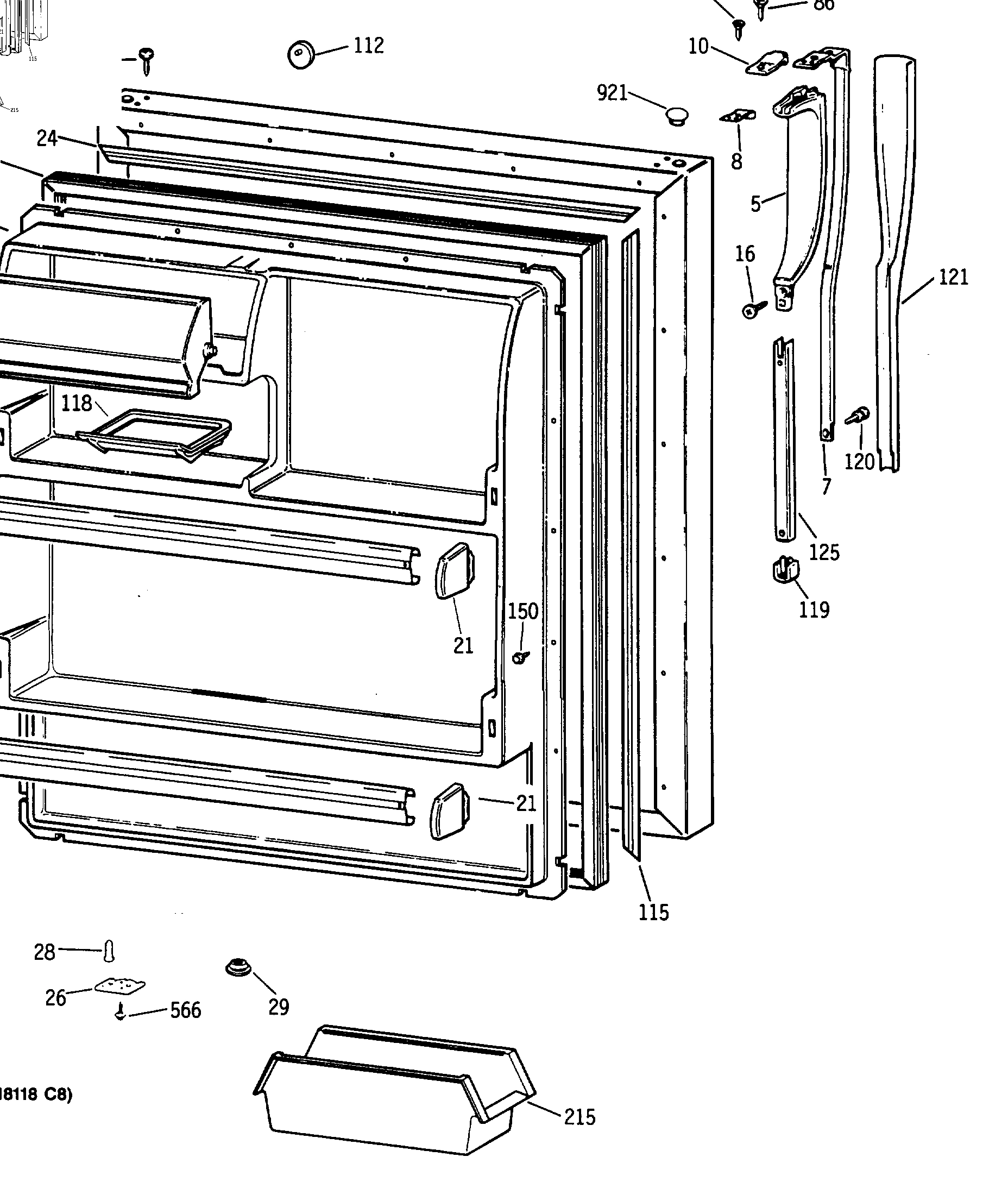 COMPARTMENT SEPARATOR PARTS