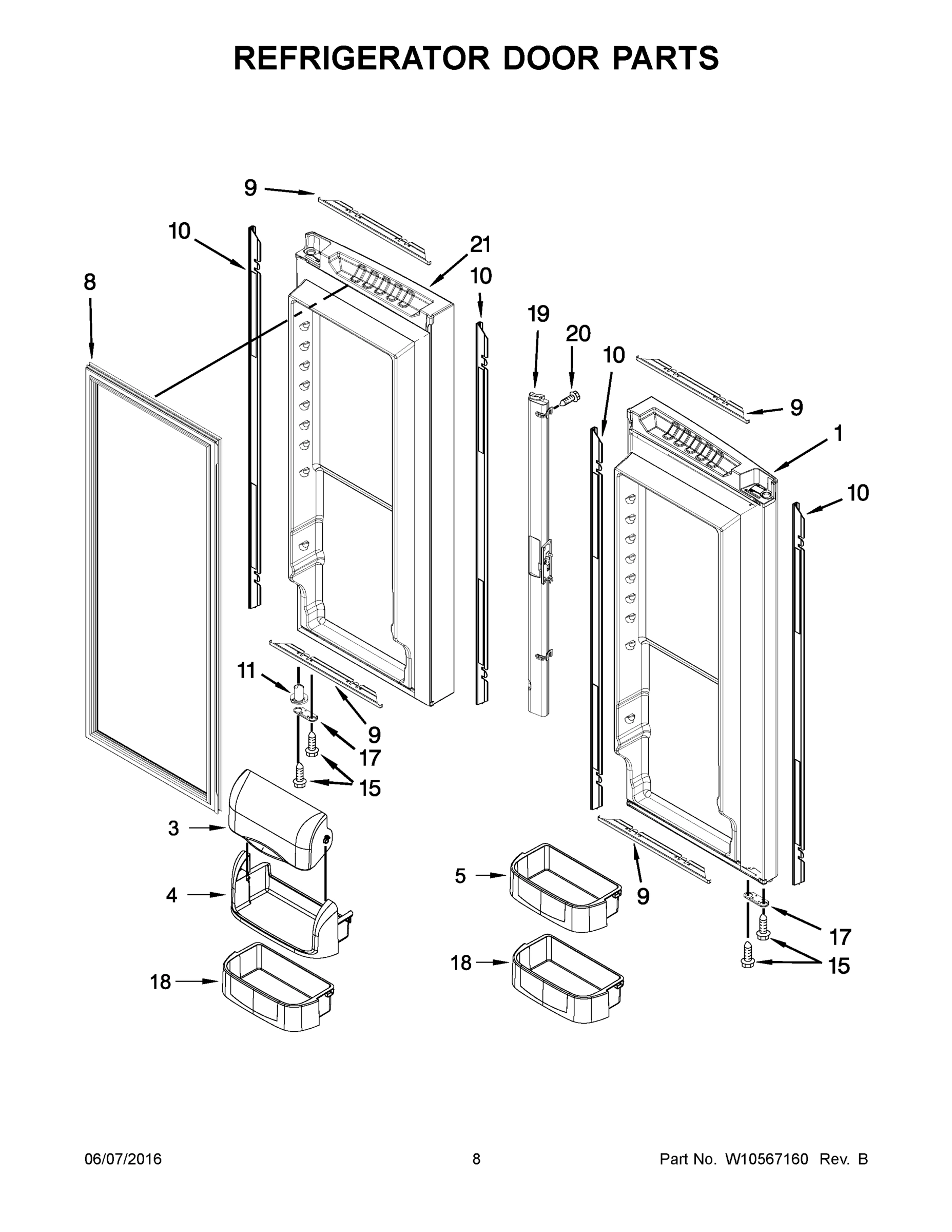 05 - REFRIGERATOR DOOR PARTS